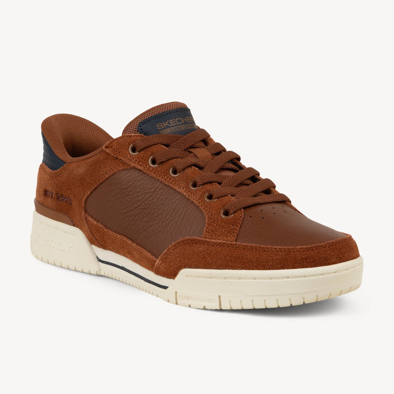 Baskets Homme SKECHERS RECOIL Marron