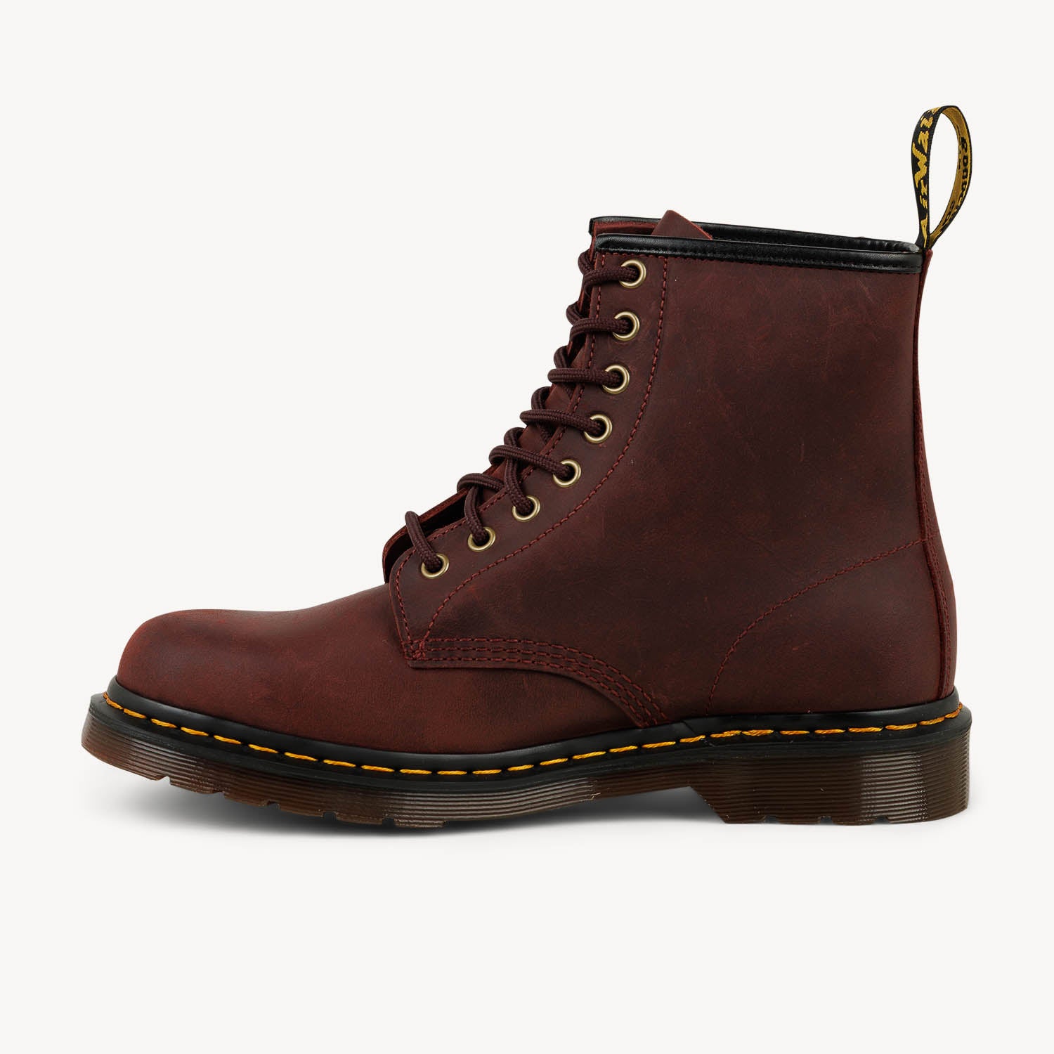 Boots et bottines Homme DOC MARTENS 1460 CRAZY HORSE Bordeaux