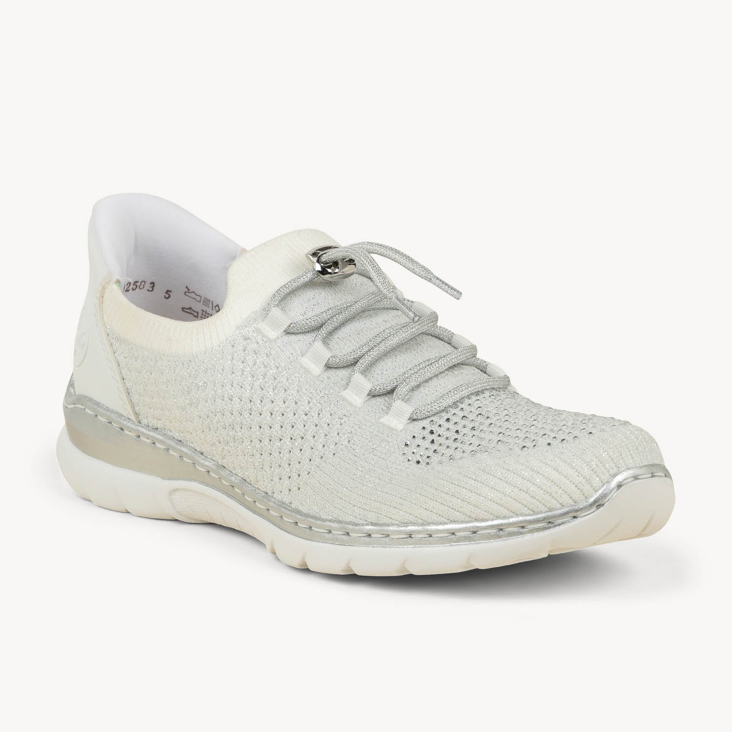 Baskets Femme RIEKER L3261 - RIENO Blanc