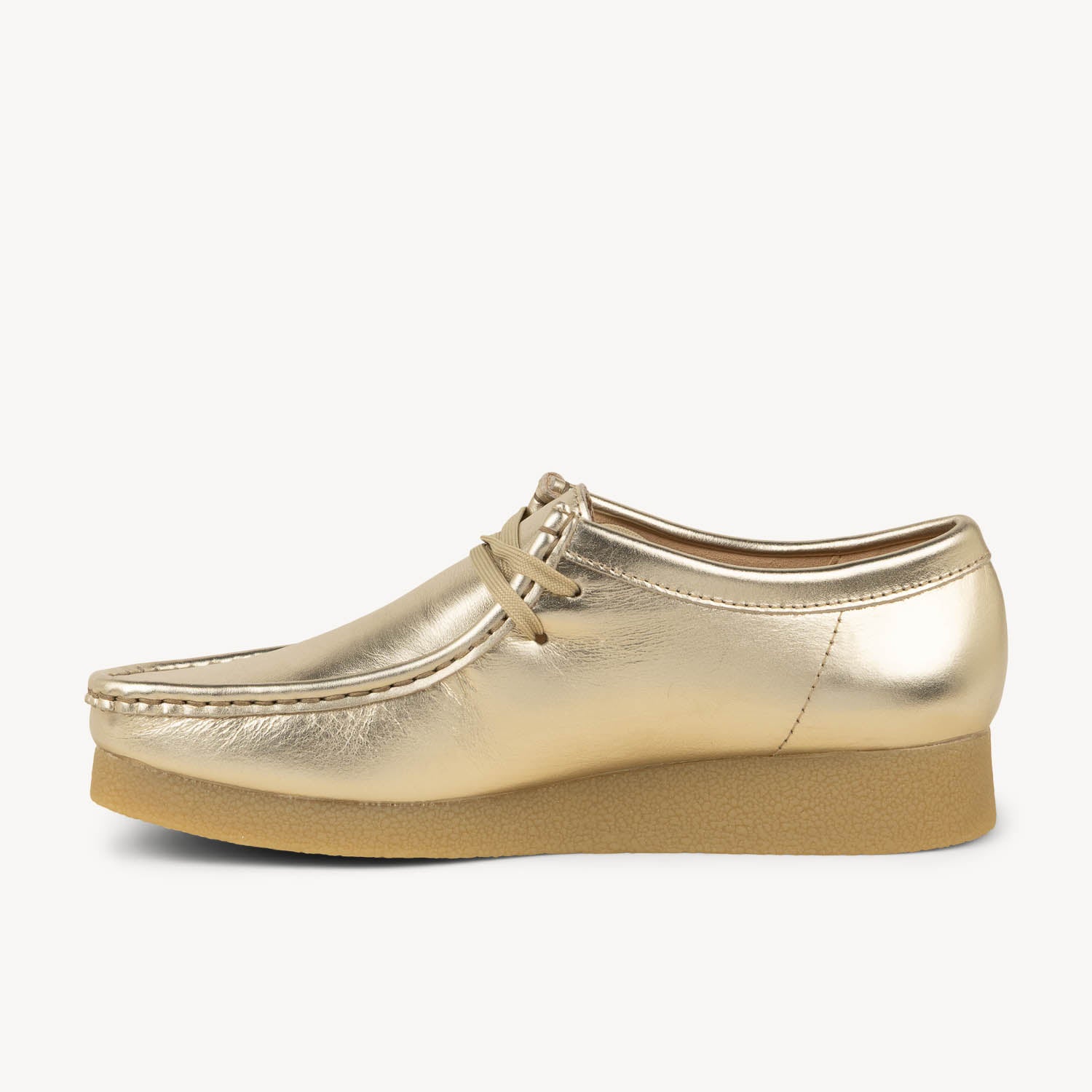Derbies Femme CLARKS WALLABEE EVO Or/Bronze