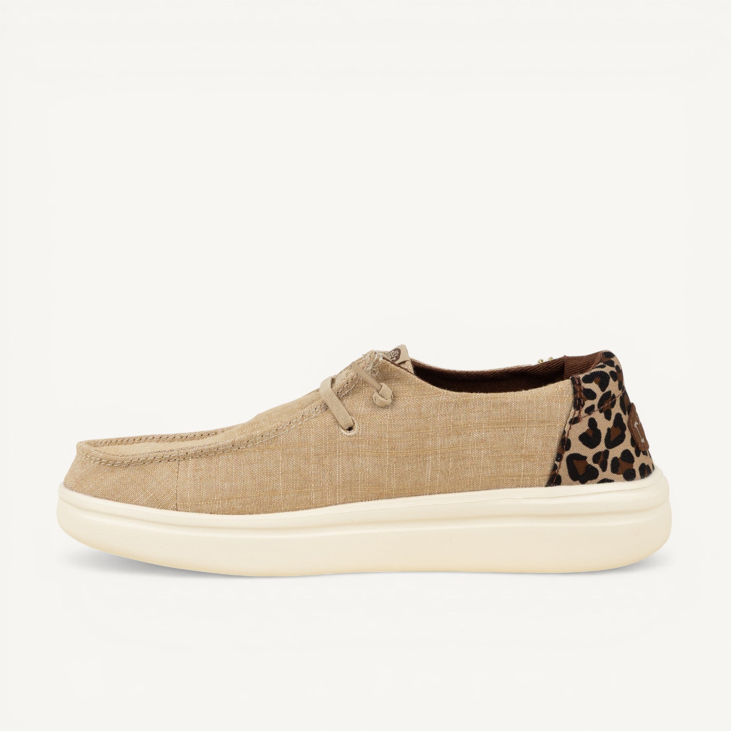 Chaussures bateau Femme DUDE 43780 - WENDY RISE ANIMAL Beige