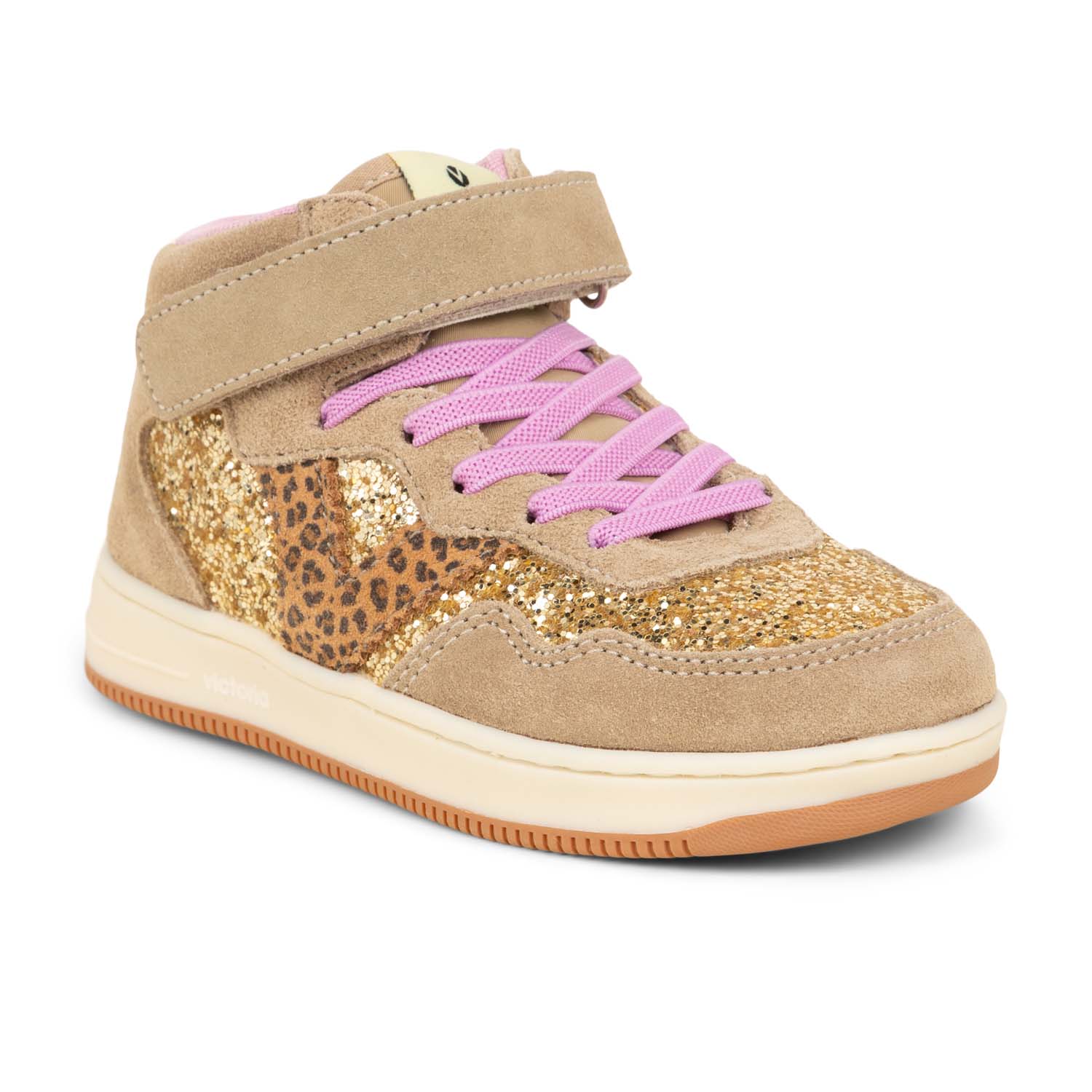 Sneakers Enfant VICTORIA TIEMPO BOTIN Beige