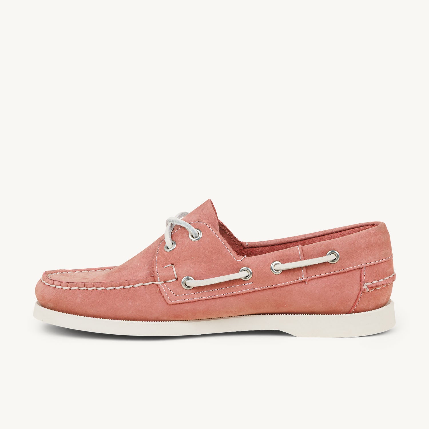 Chaussures bateau Femme SEBAGO PORTAND NUBUCK Rose