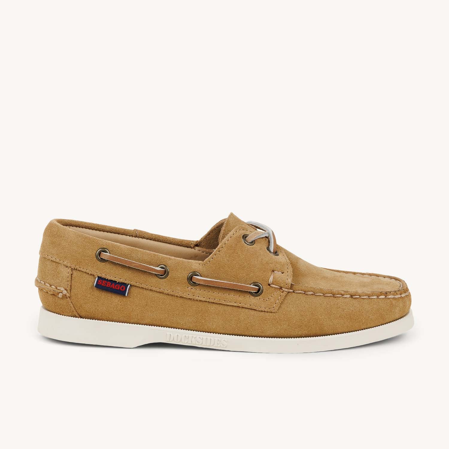 Chaussures bateau Femme SEBAGO PORTAND FLECH Beige