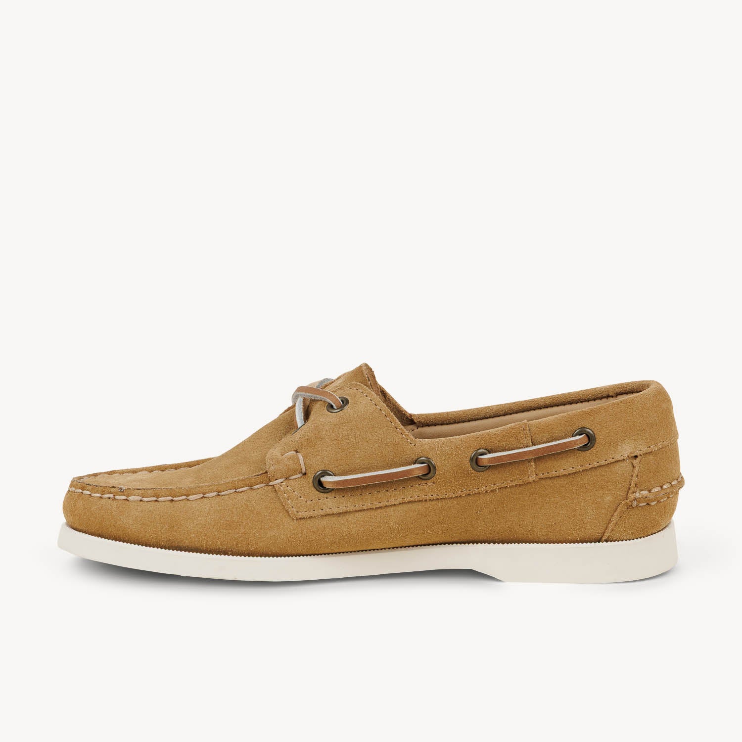 Chaussures bateau Femme SEBAGO PORTAND FLECH Beige