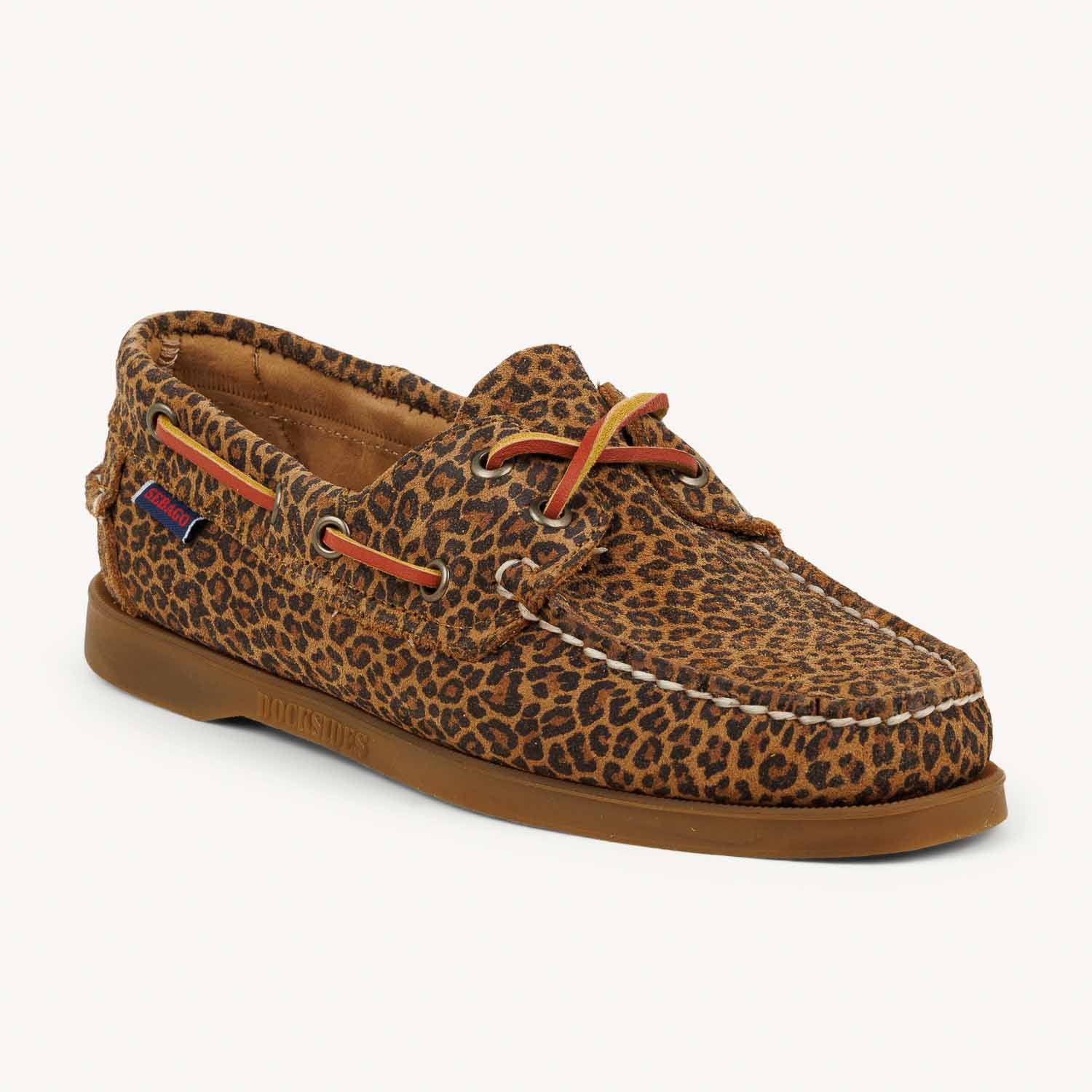 Chaussures bateau Femme SEBAGO PORTAND FLESH PRINT Marron