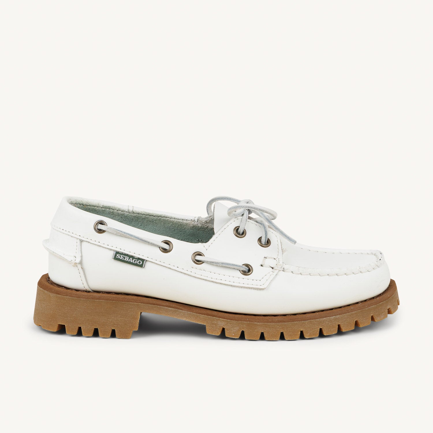 Chaussures bateau Femme SEBAGO RANGER TALE Blanc
