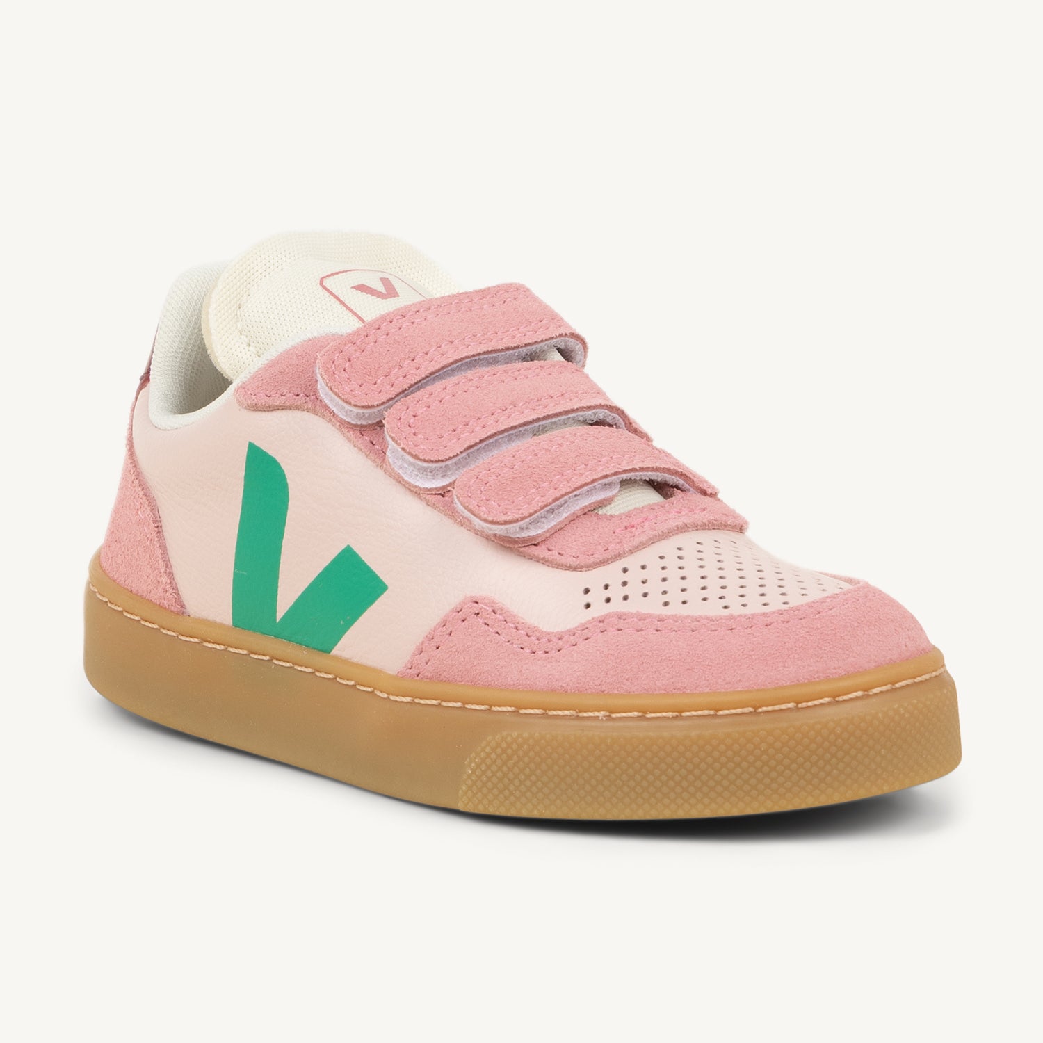 Sneakers Enfant VEJA SMALL V90 Rose
