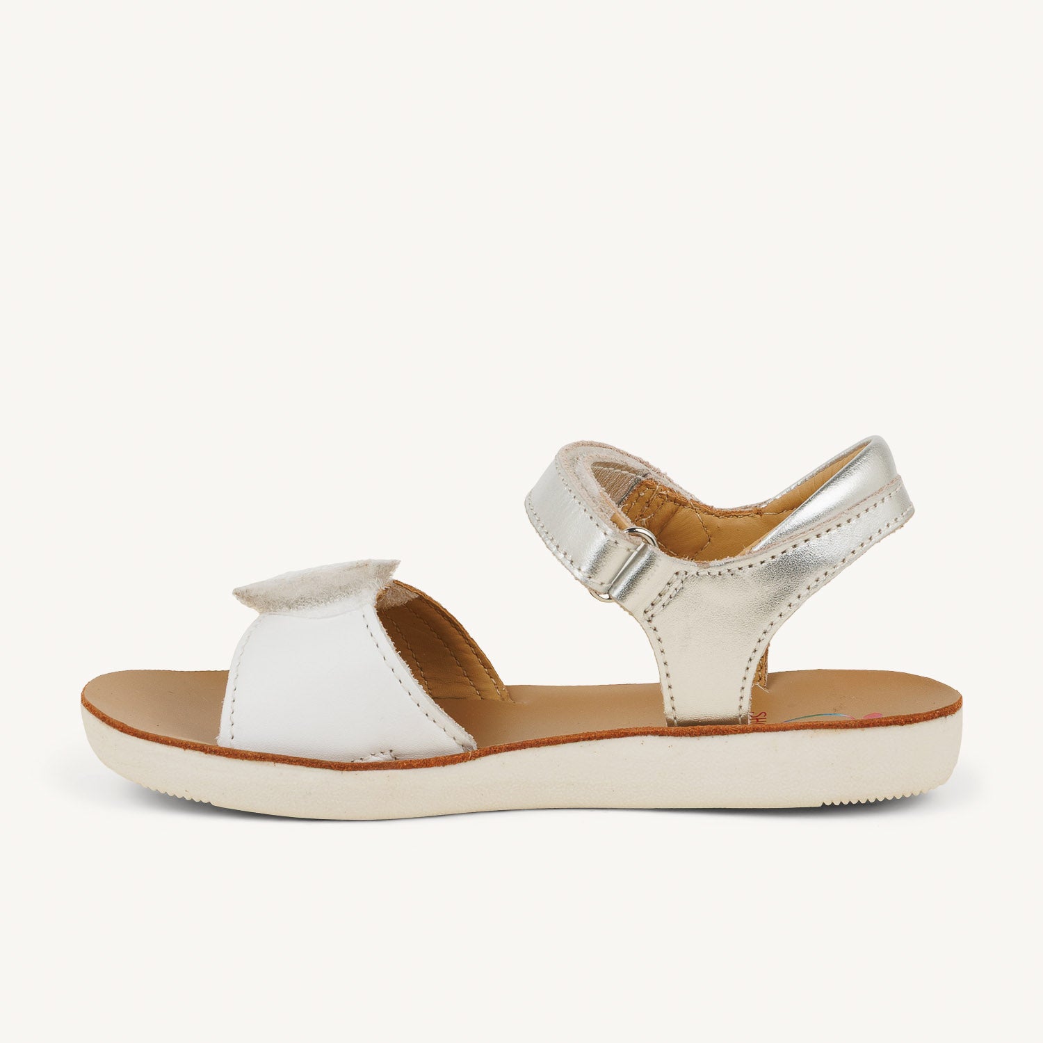 Sandales Enfant SHOO POM GOA HEART Blanc