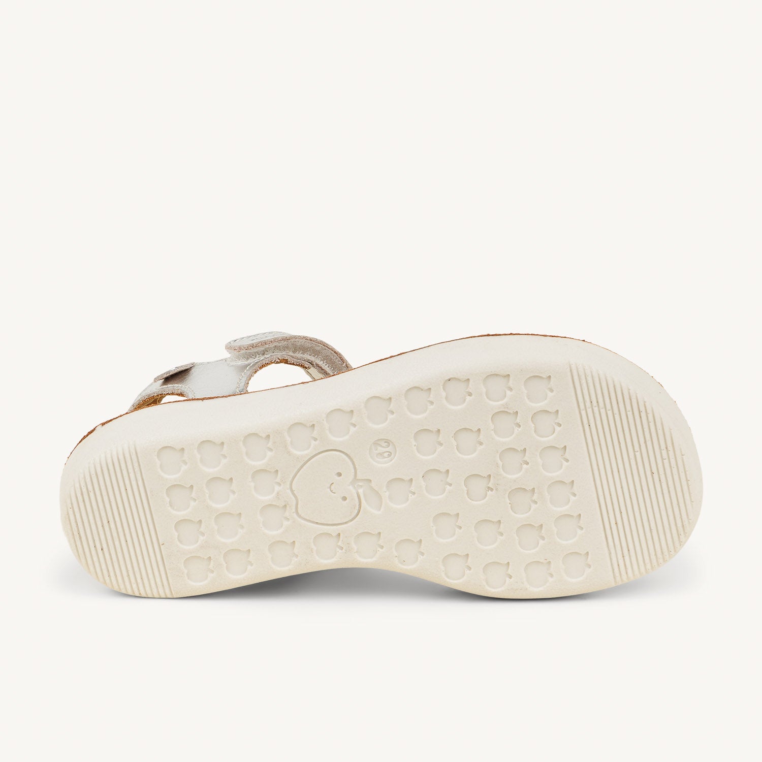 Sandales Enfant SHOO POM GOA HEART Blanc