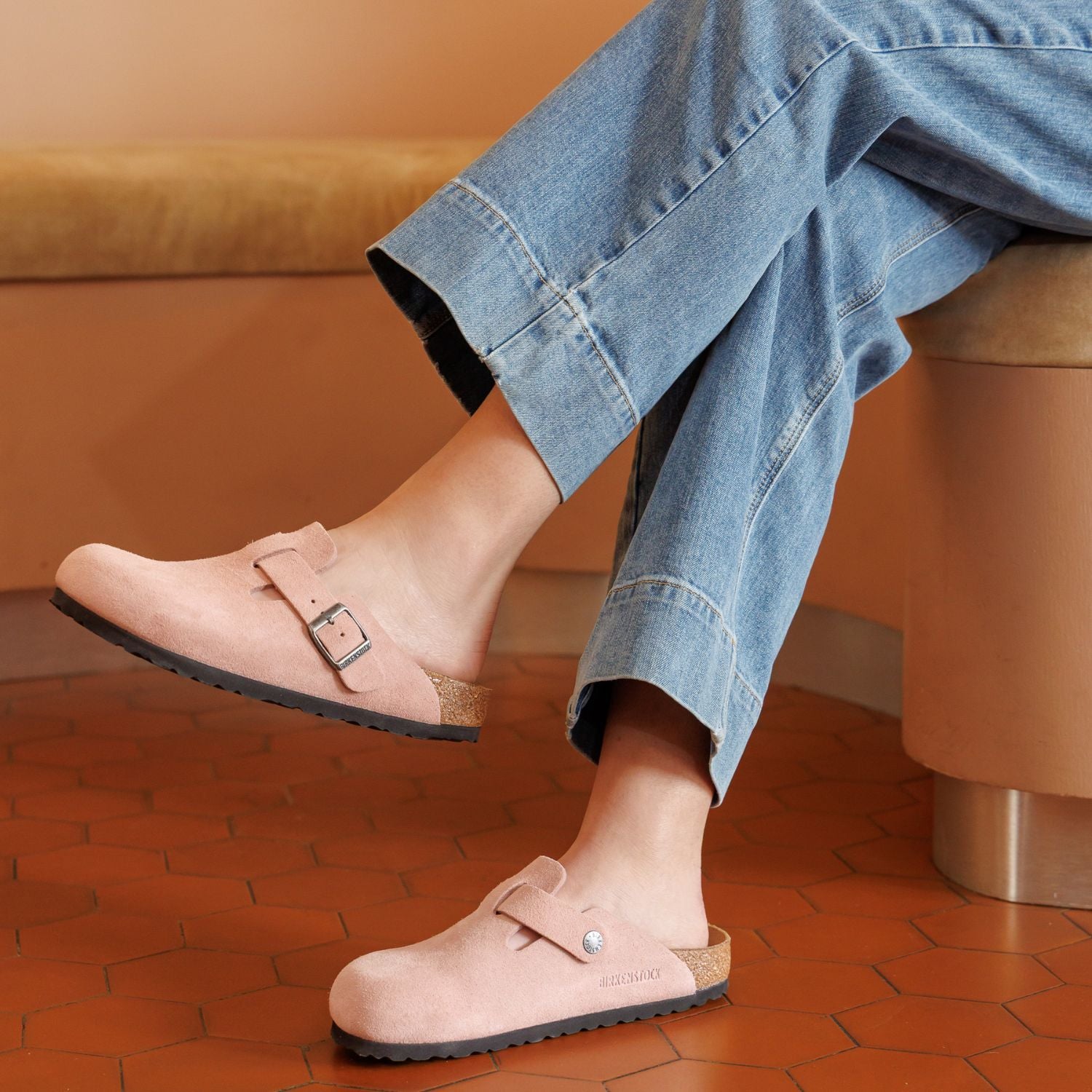 Mules BOSTON BIRKENSTOCK Femme Rose
