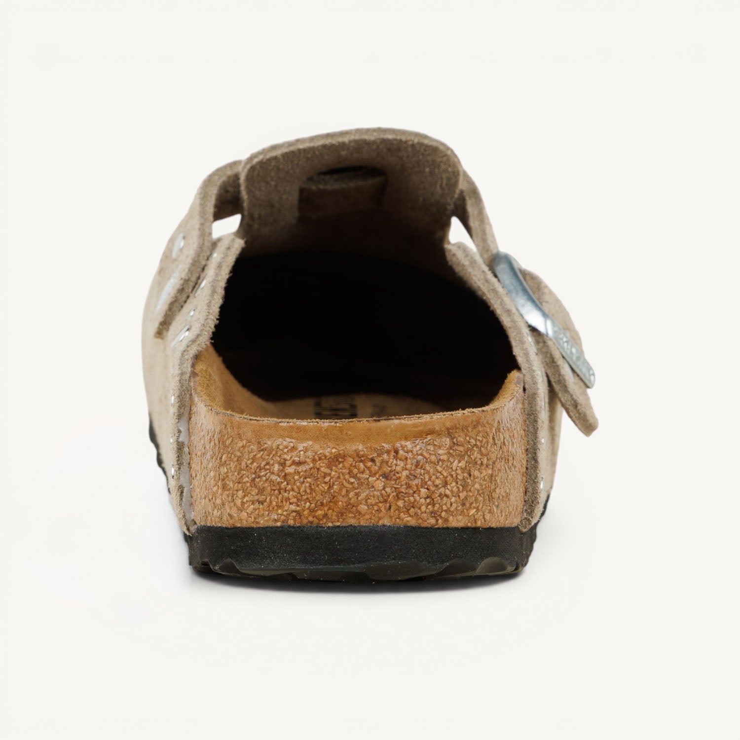Mules Femme BIRKENSTOCK BOSTON RIVET Beige