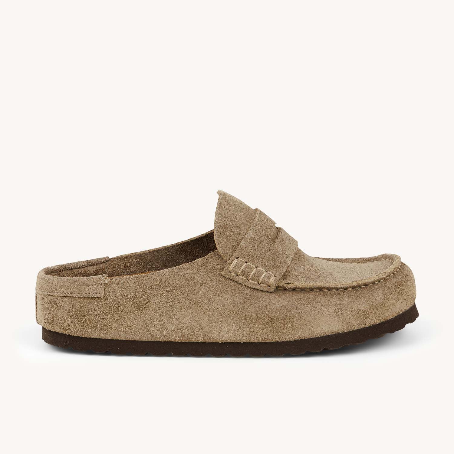 Mules Femme BIRKENSTOCK NAPLES Beige