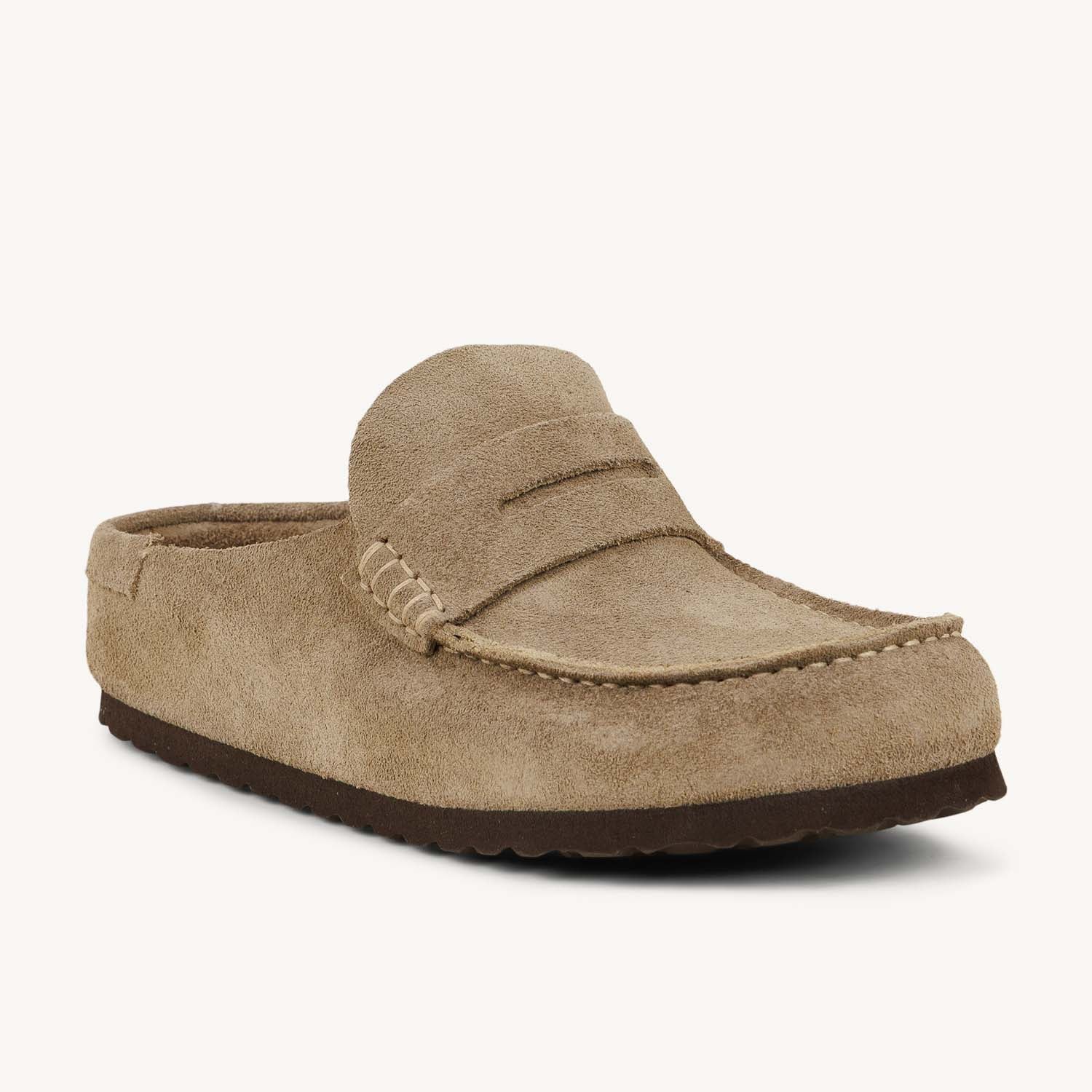 Mules Femme BIRKENSTOCK NAPLES Beige