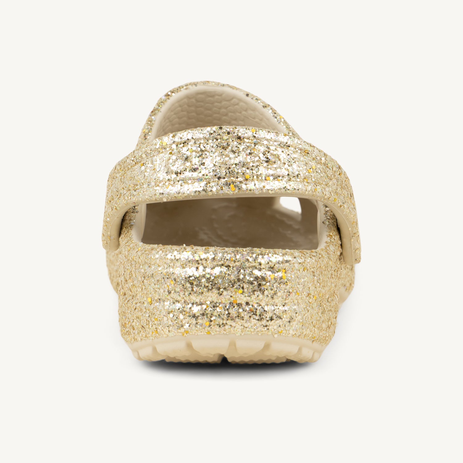 Tongs et Crocs Enfant CROCS CLASSIC CHUNKY GLITTER Or/Bronze
