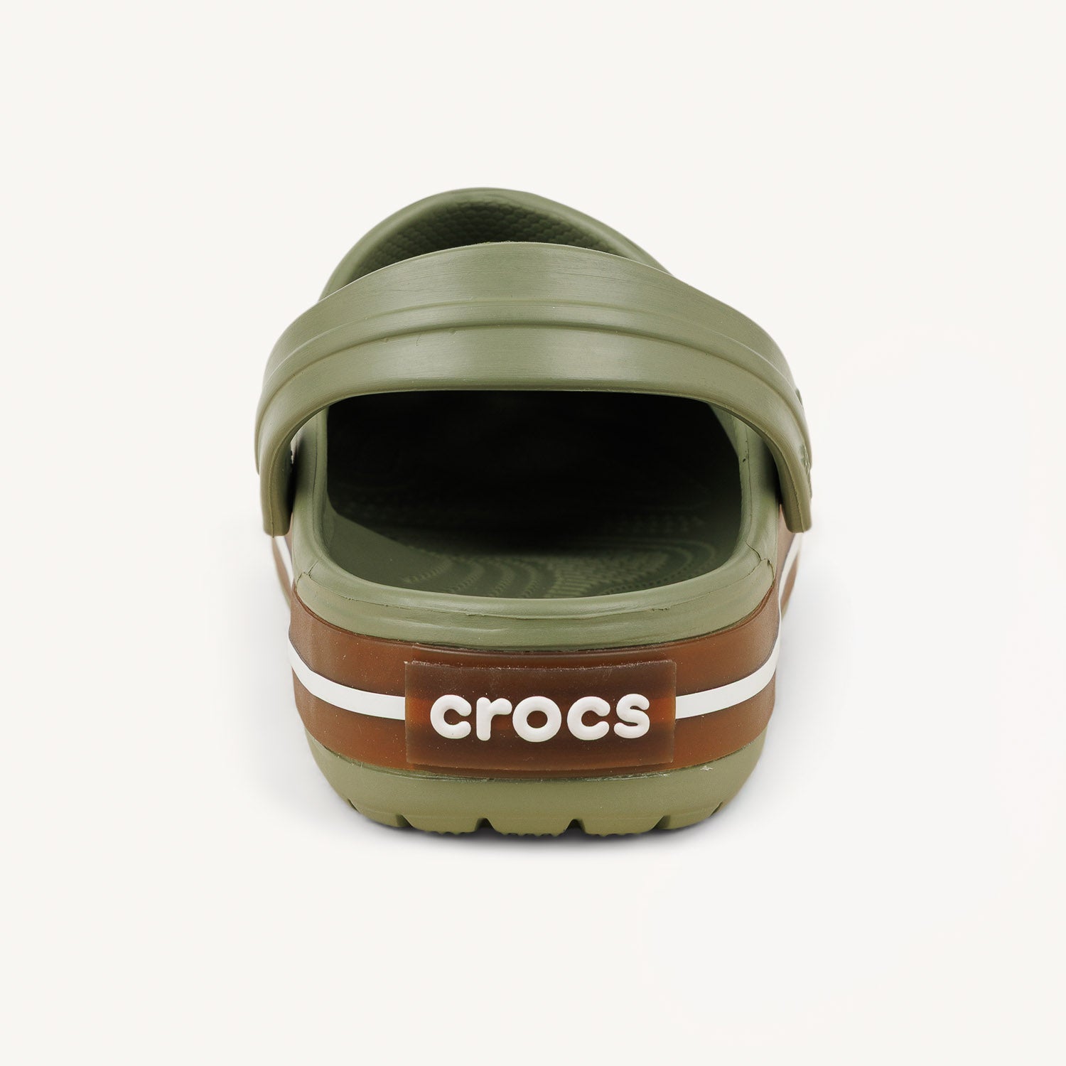 Tongs et Crocs Homme CROCS CROCBAND GUM Kaki