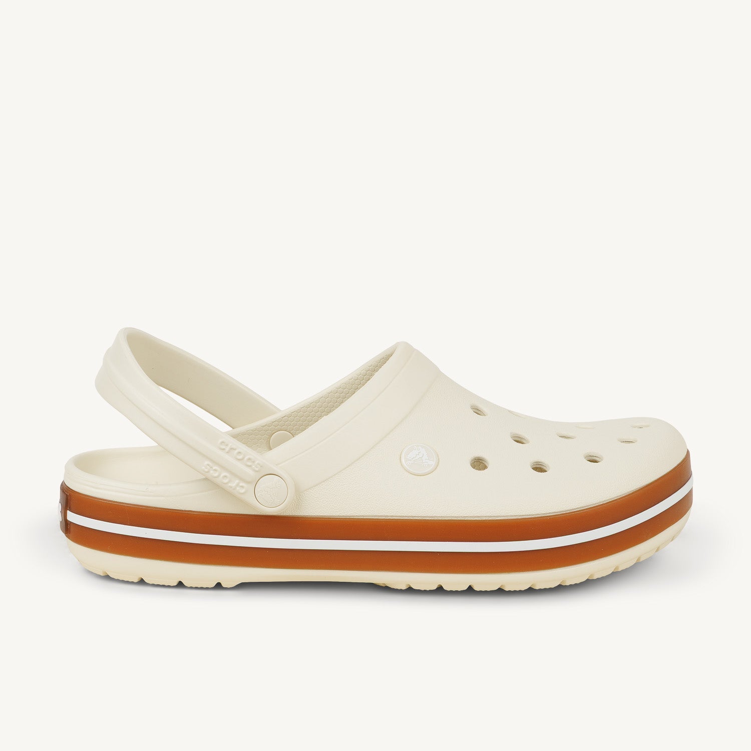 Tongs et Crocs Homme CROCS CROCBAND GUM Blanc