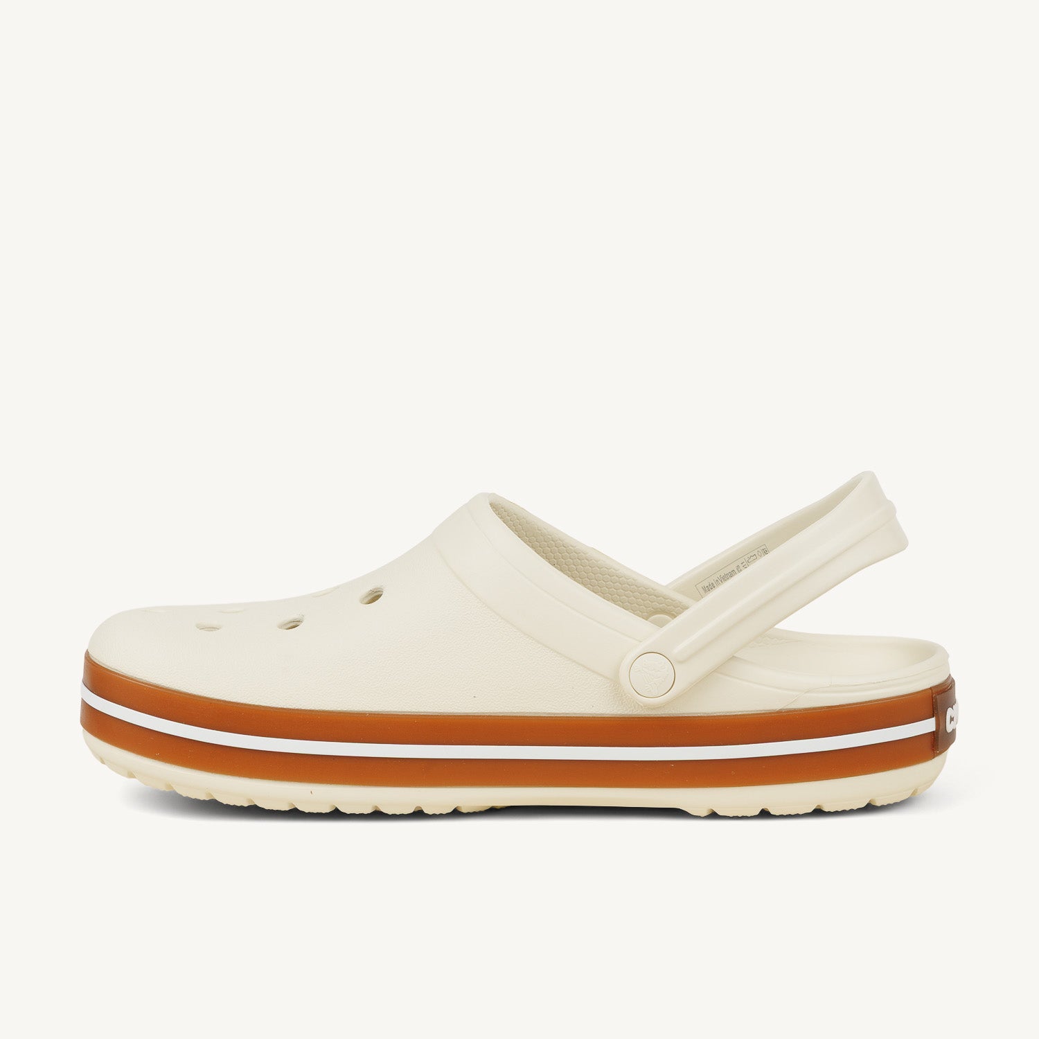 Tongs et Crocs Homme CROCS CROCBAND GUM Blanc