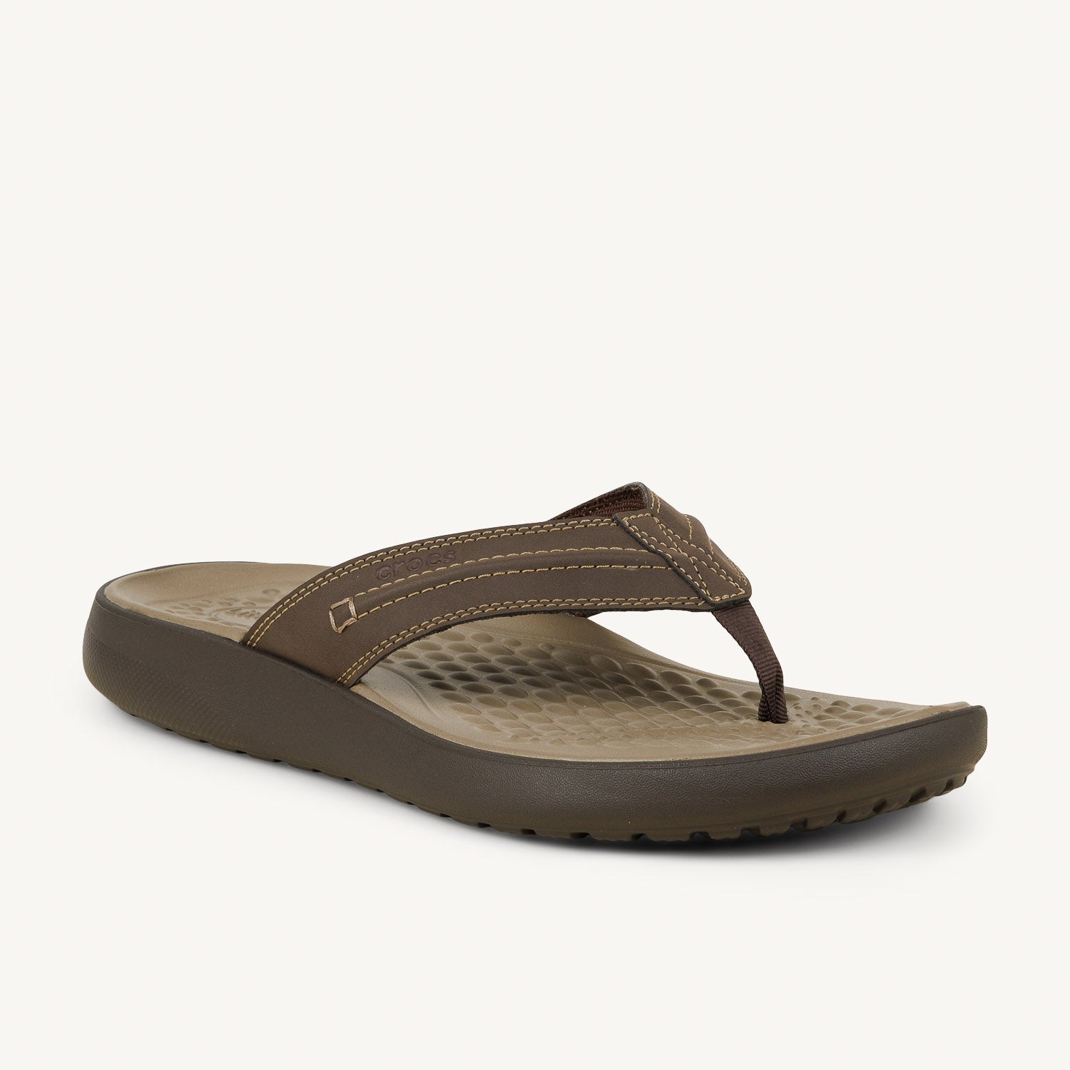 Tongs et Crocs Homme CROCS YUKON VISTA 2LR FLIP Marron