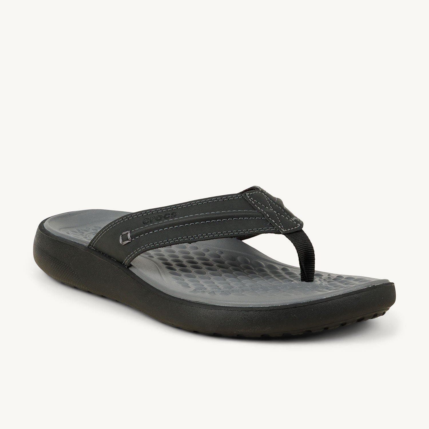 Tongs et Crocs Homme CROCS YUKON VISTA 2LR FLIP Noir