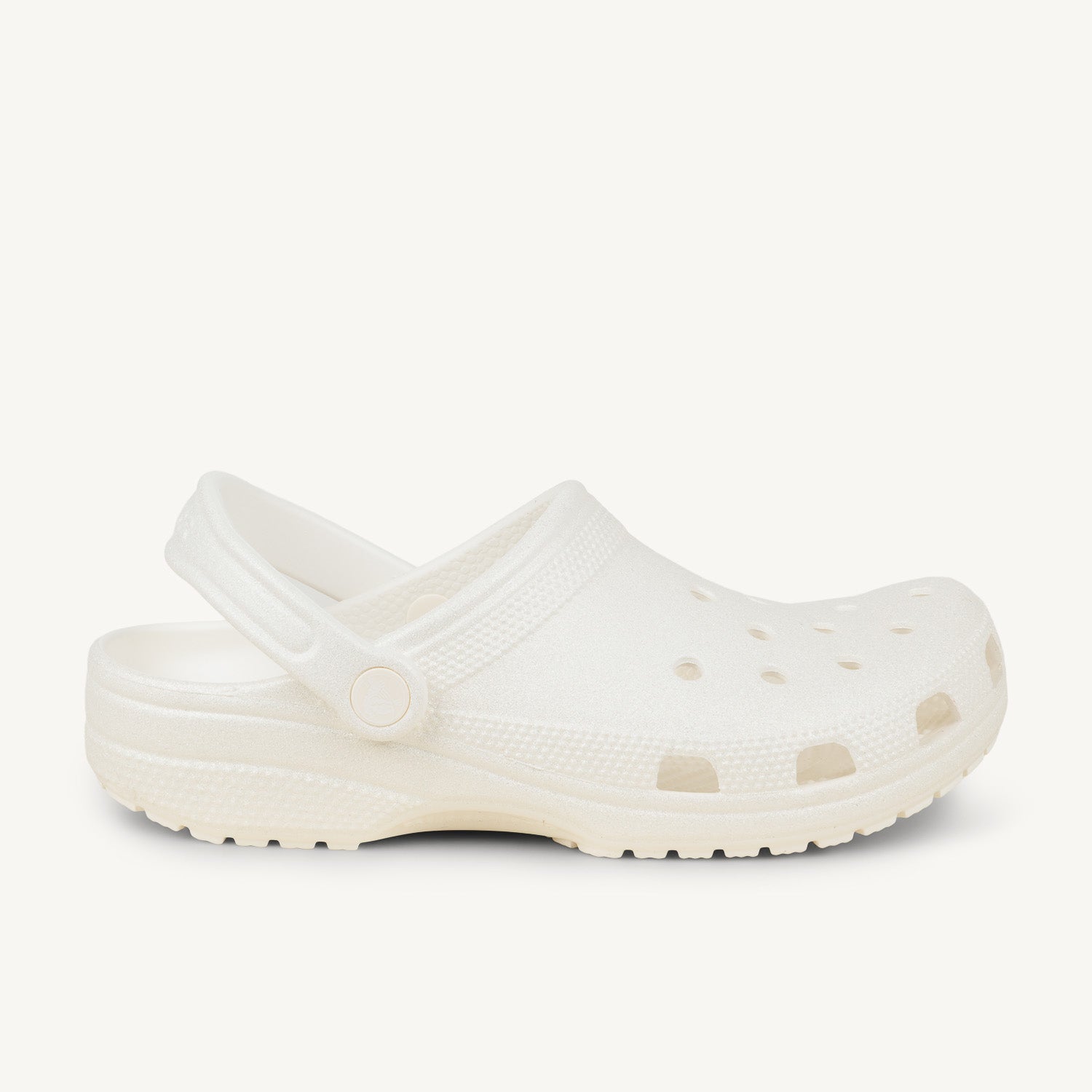 Tongs et crocs Femme CROCS CLASSIC GLITTER Blanc