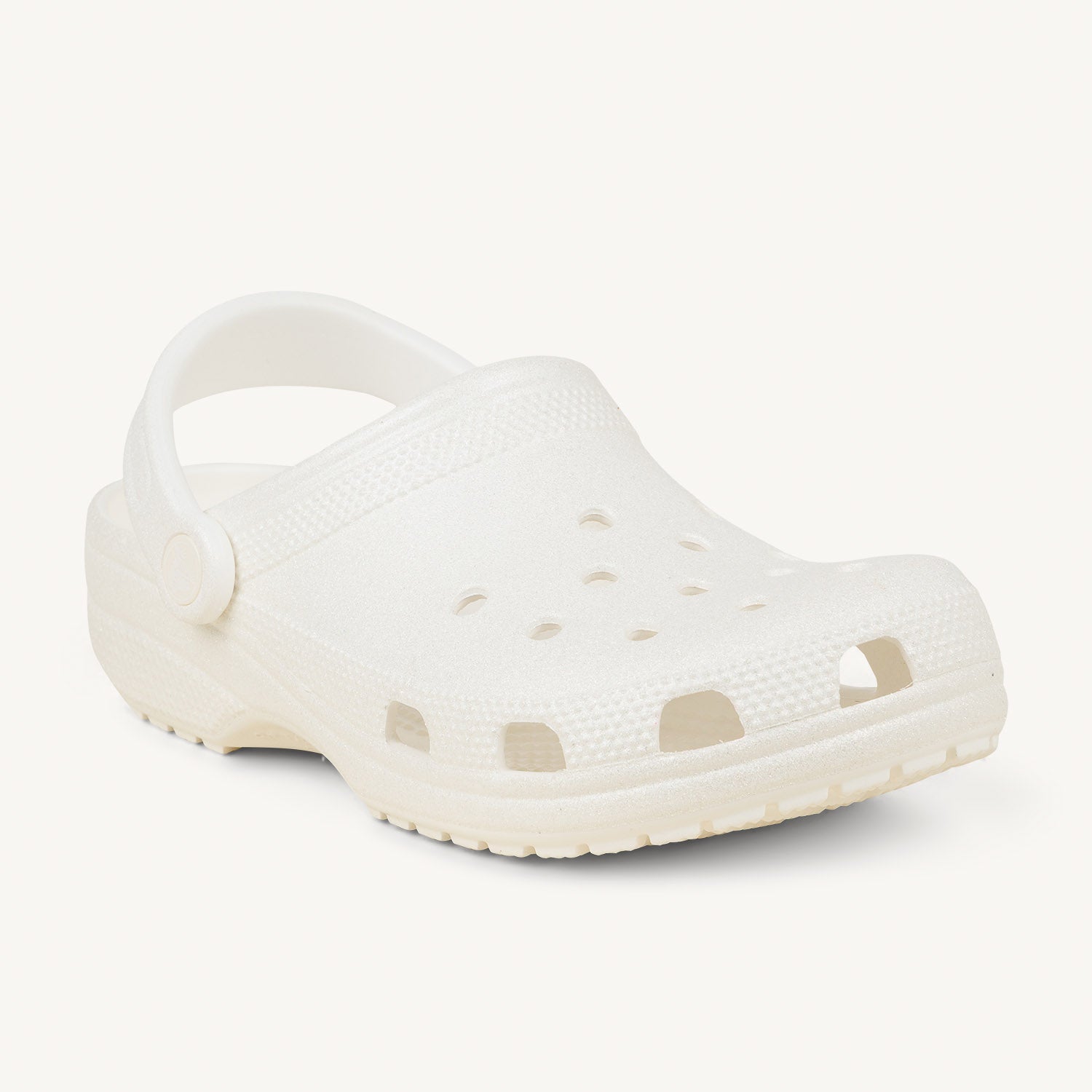 Tongs et crocs Femme CROCS CLASSIC GLITTER Blanc
