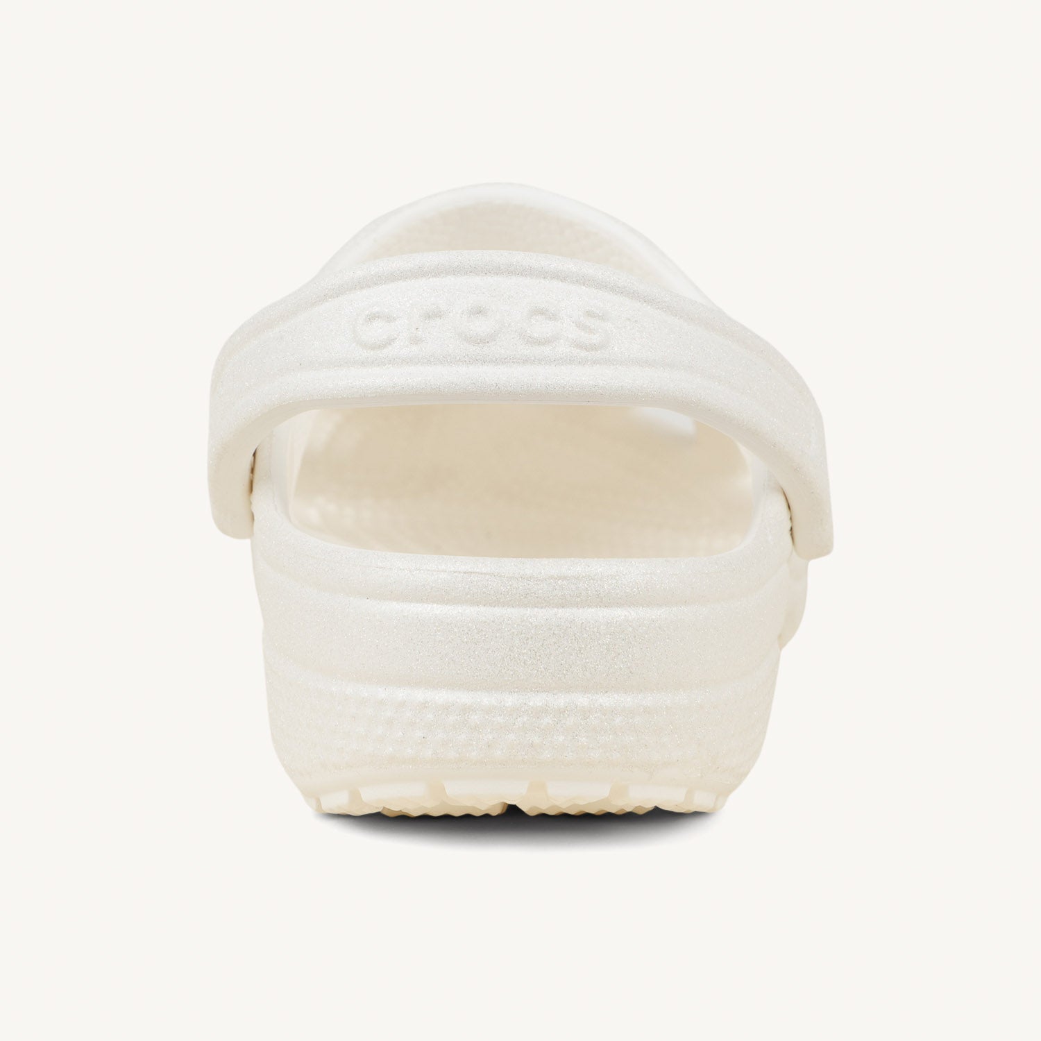 Tongs et crocs Femme CROCS CLASSIC GLITTER Blanc