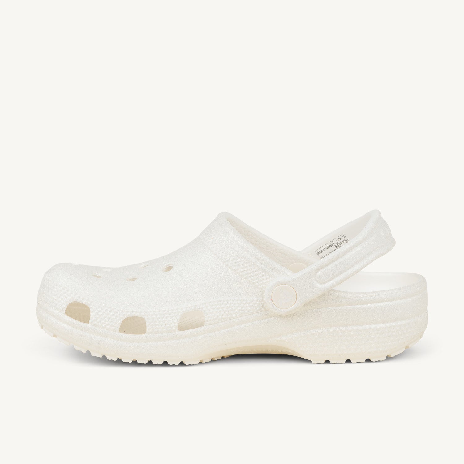 Tongs et crocs Femme CROCS CLASSIC GLITTER Blanc