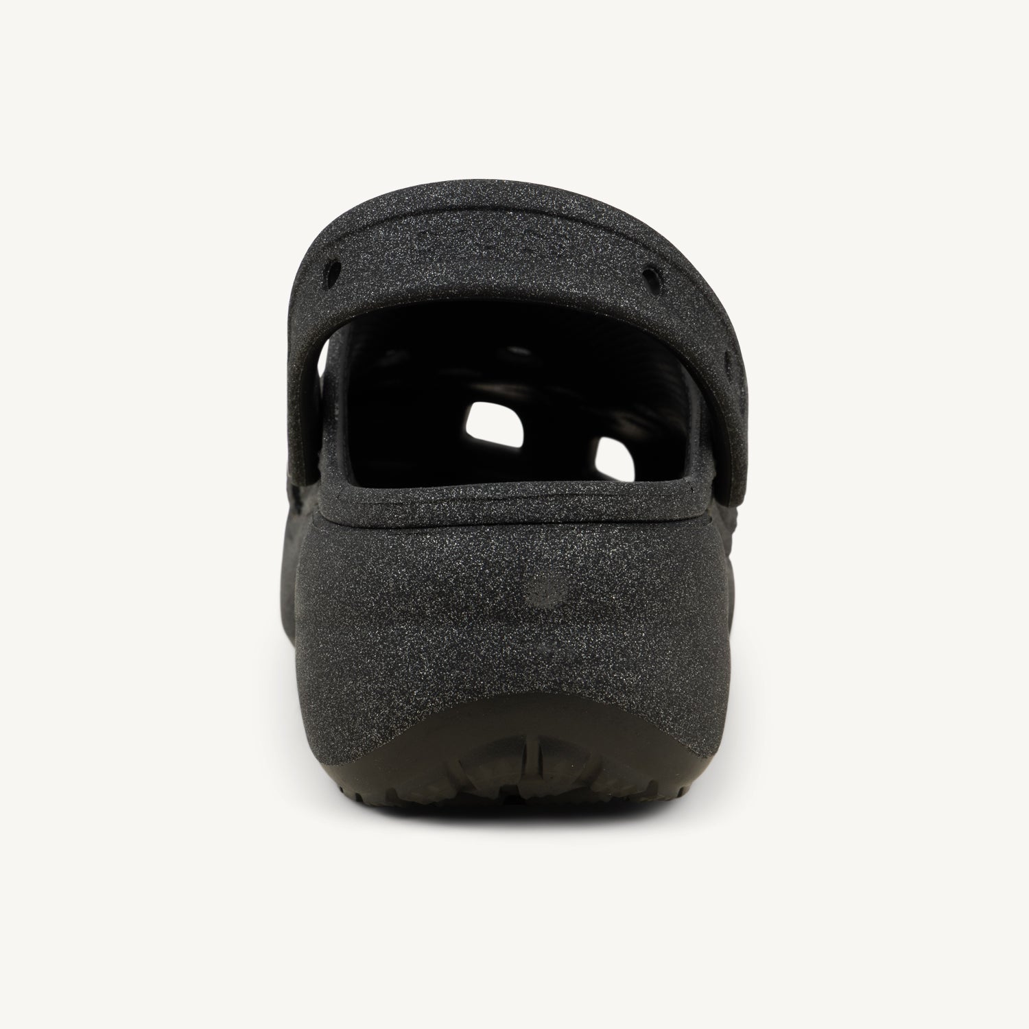 Tongs et crocs Femme CROCS CLASSIC PLATFORM GLITTER Noir