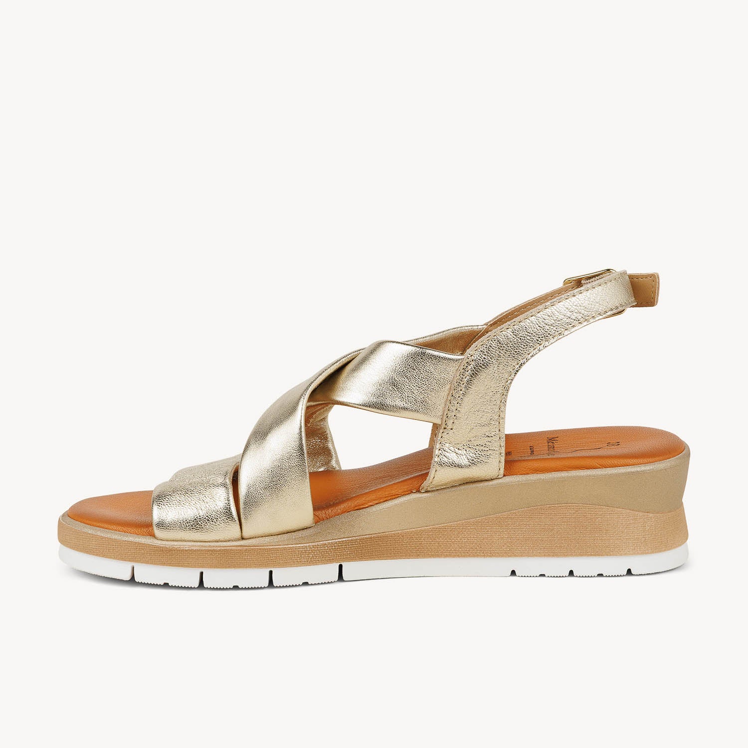 Sandales Femme ELUE PAR NOUS ZEBY Or/Bronze