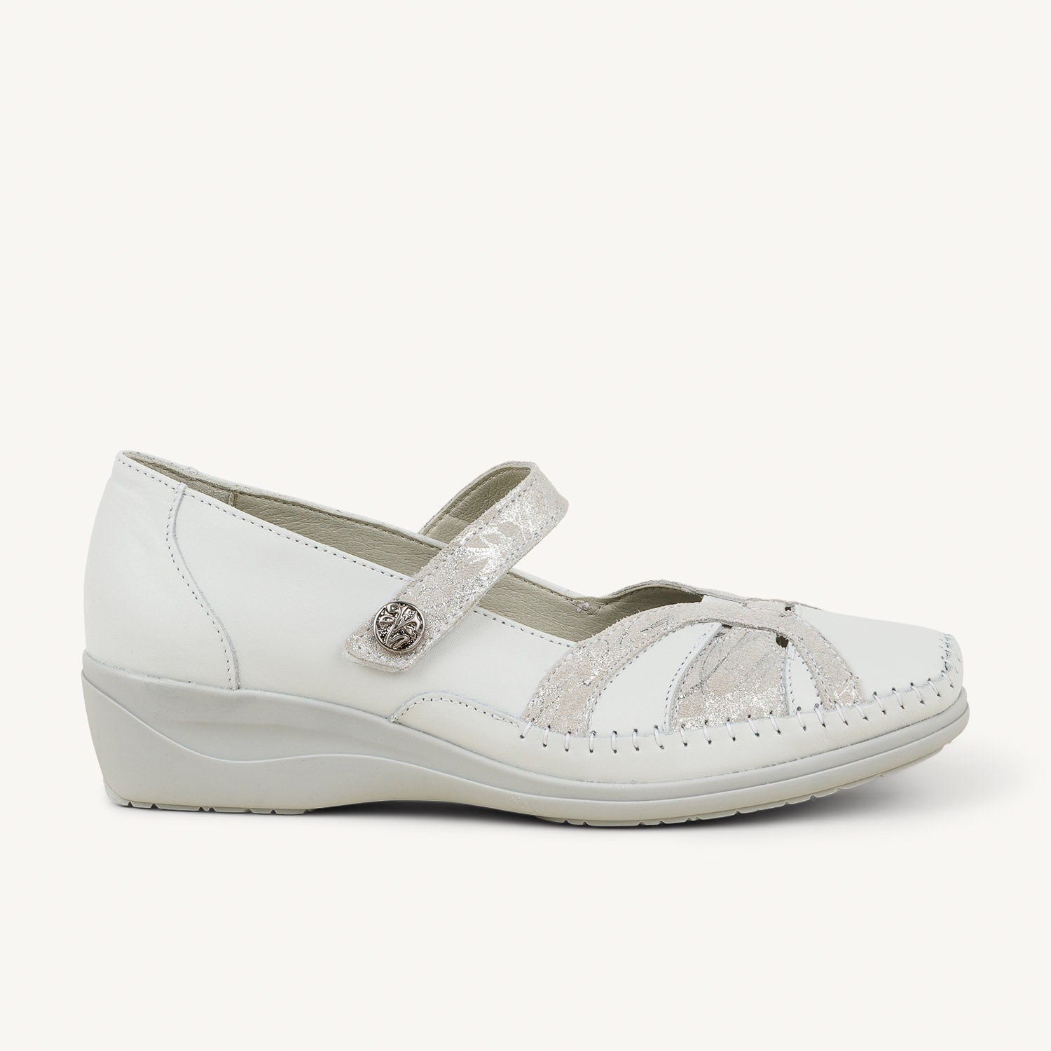 Ballerines et babies Femme NATURFORM KIASOLI Blanc