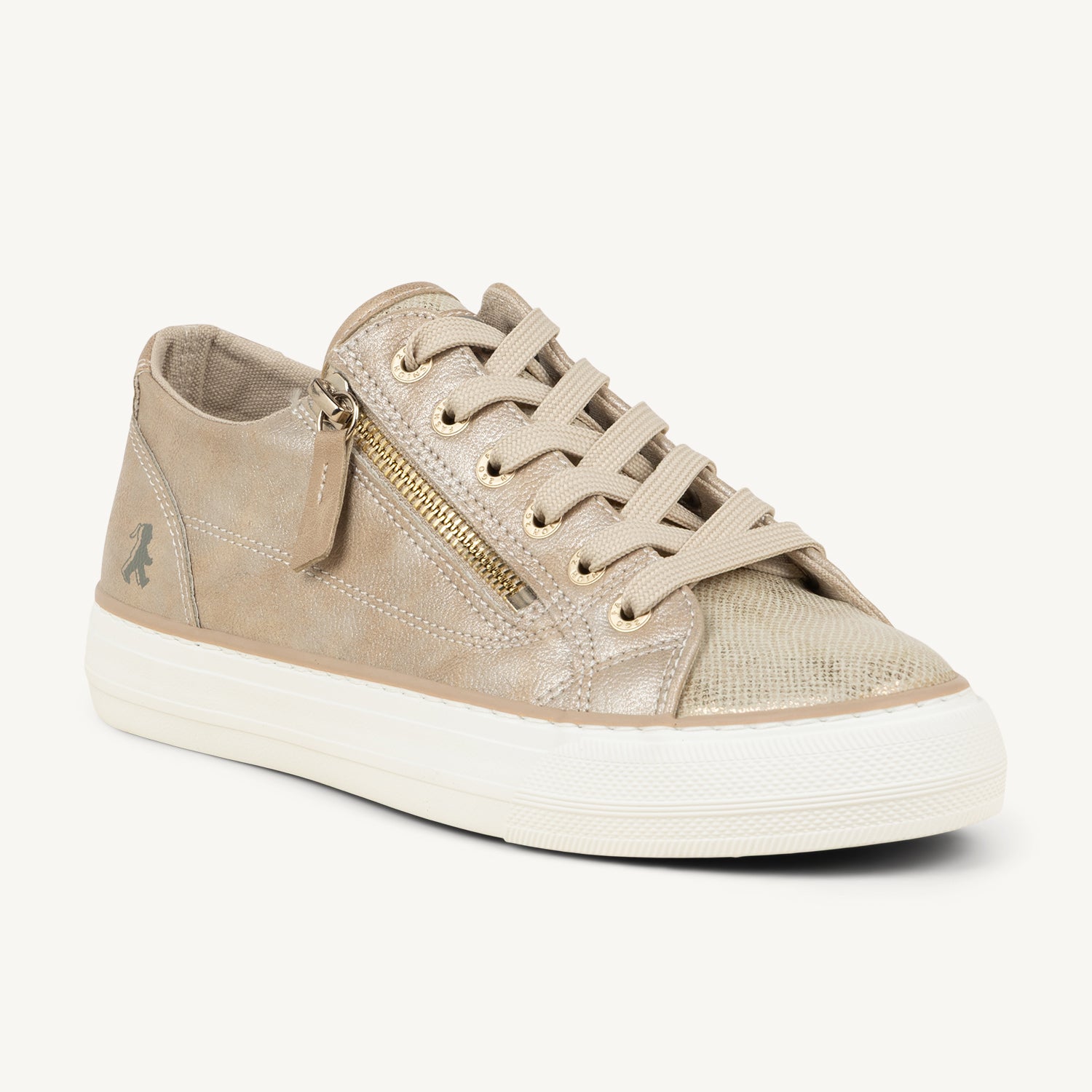 Baskets Femme LERROS LERVOL Or/Bronze