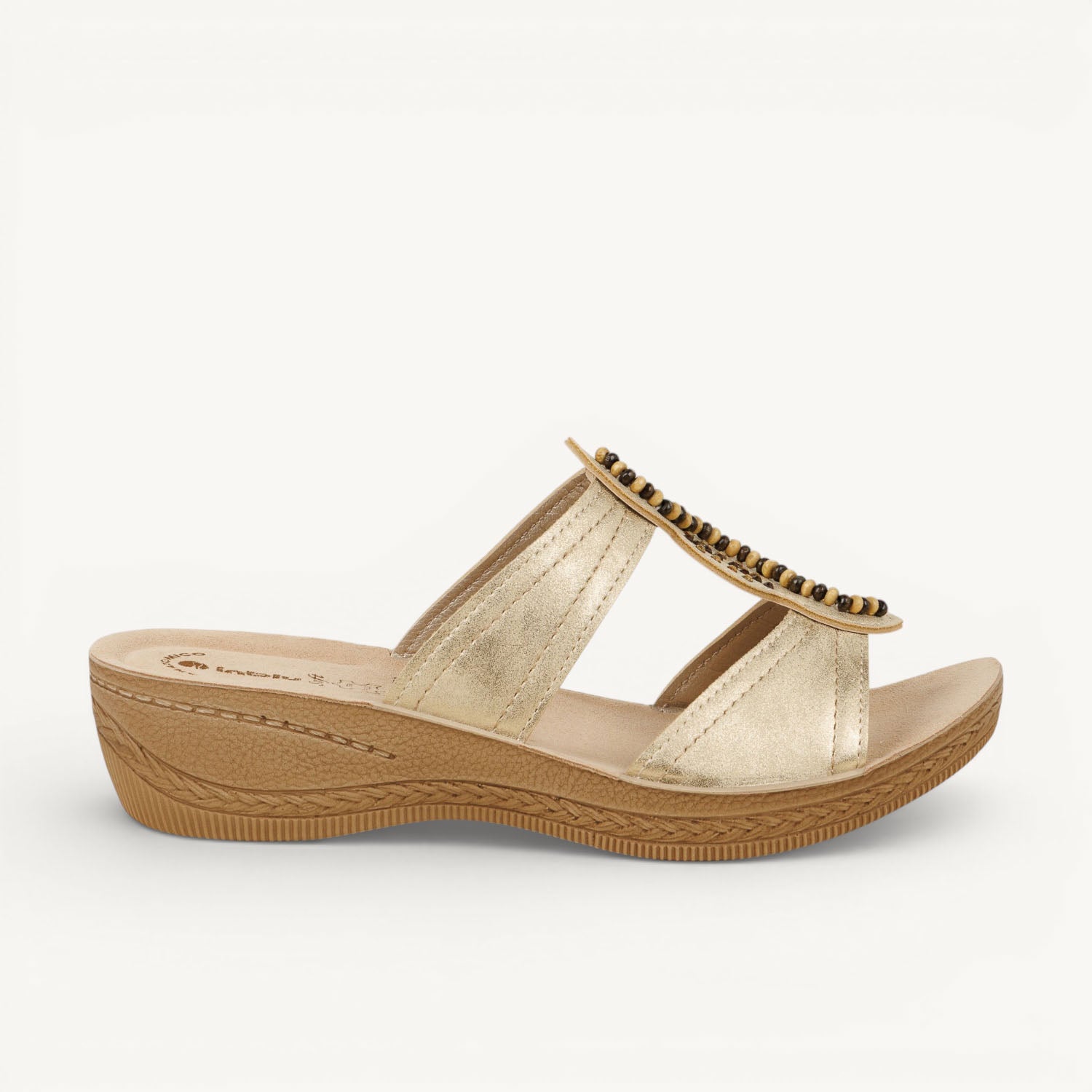 Mules Femme INBLU CONPON Or/Bronze