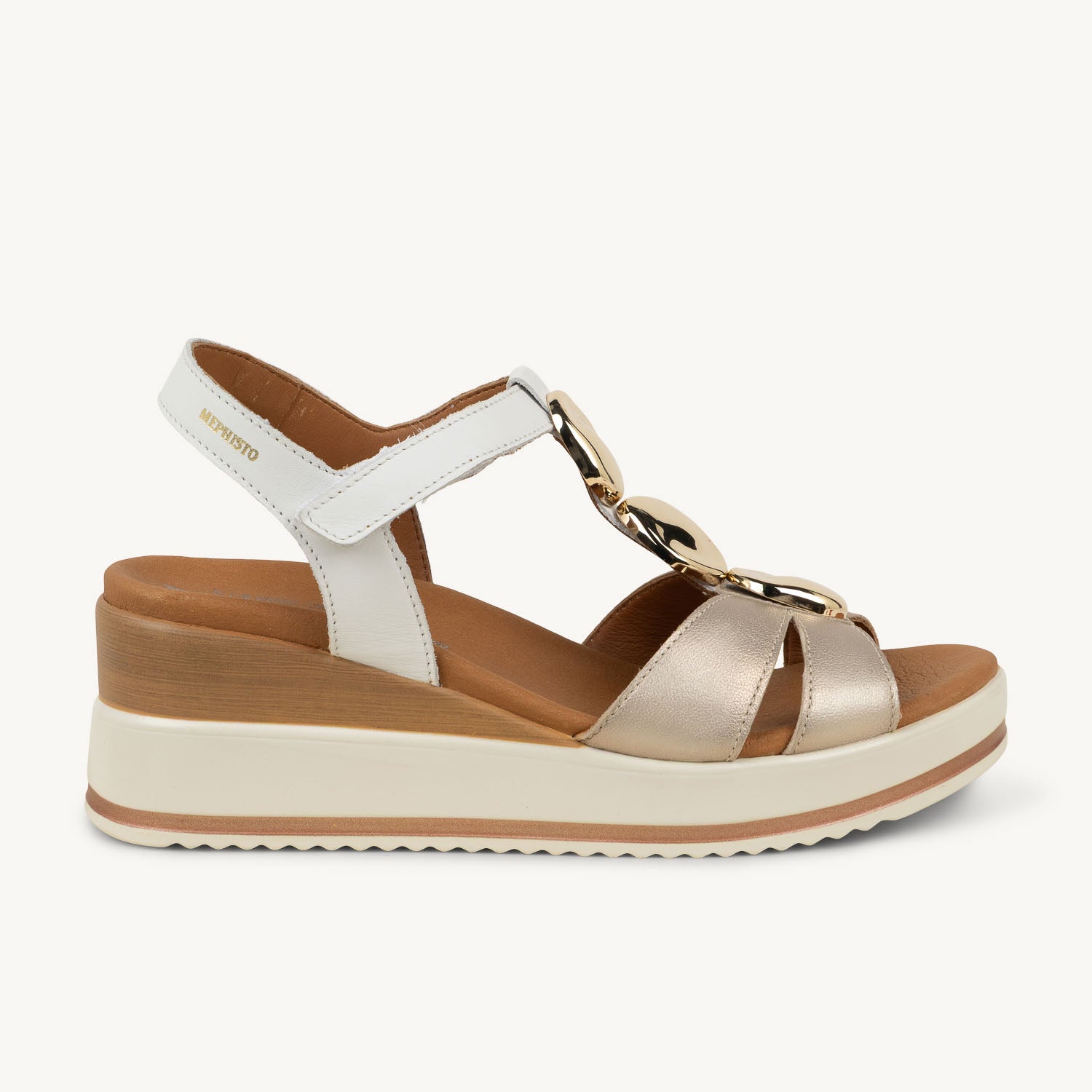 Sandales Femme MEPHISTO SALLIE
 Or/Bronze