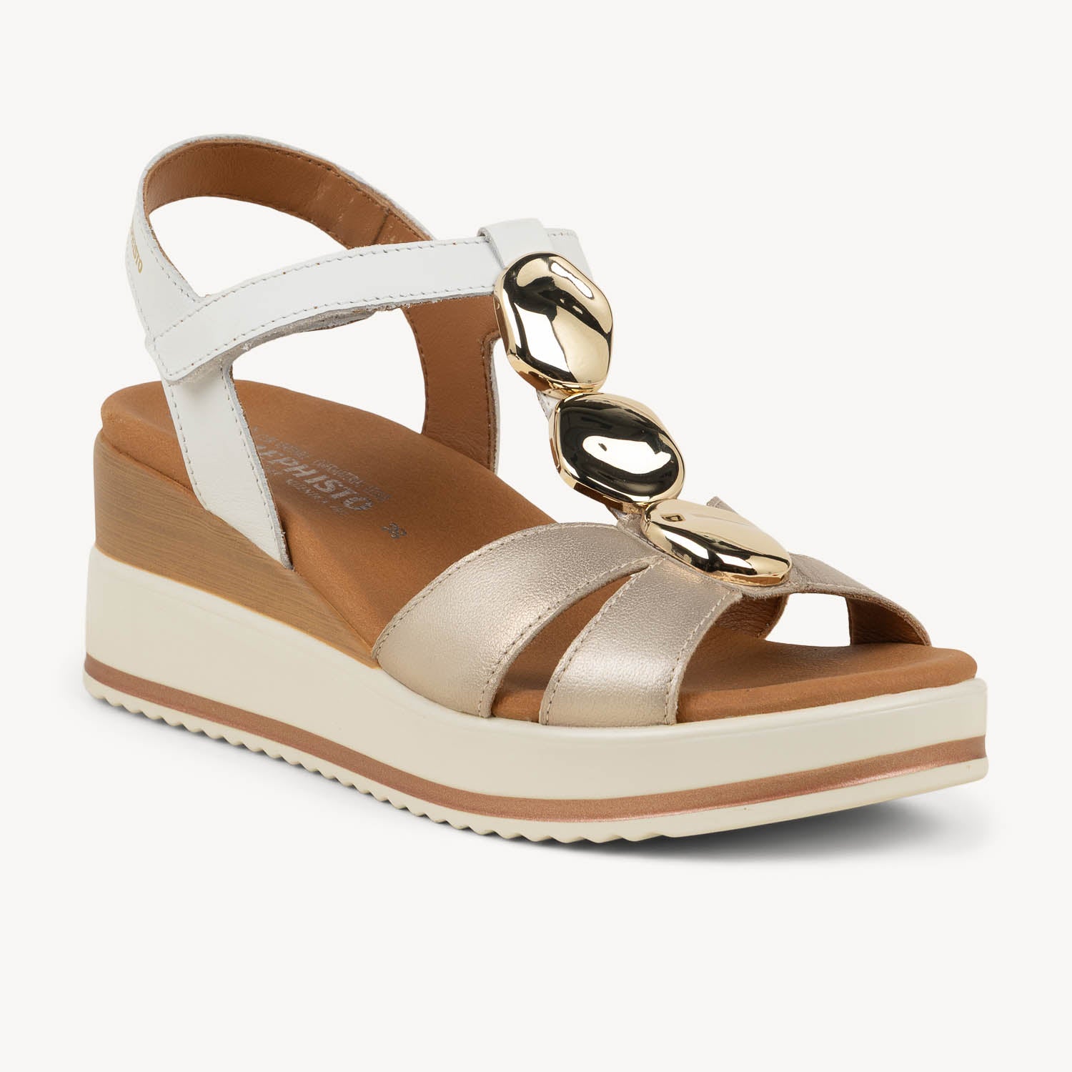 Sandales Femme MEPHISTO SALLIE
 Or/Bronze