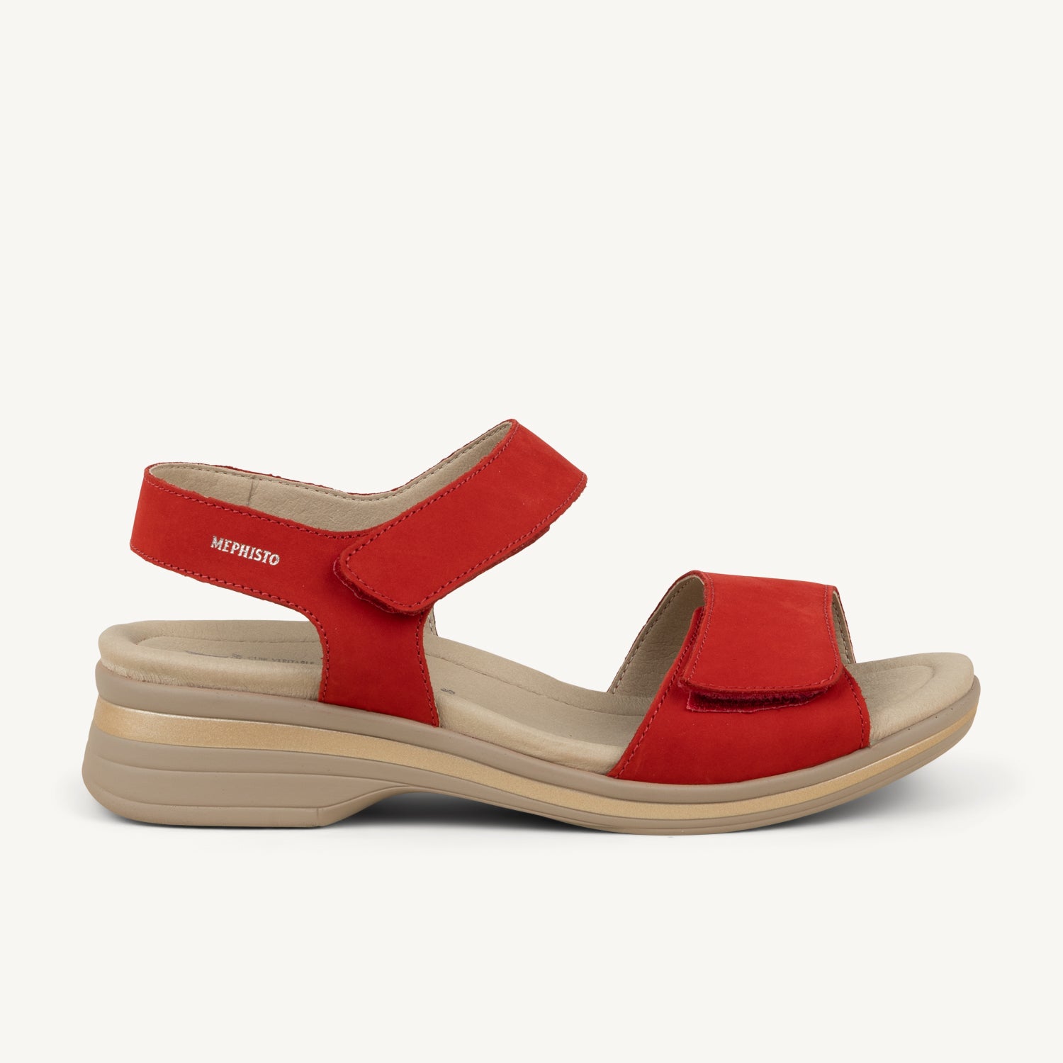 Sandales Femme MEPHISTO FLORALINE Rouge