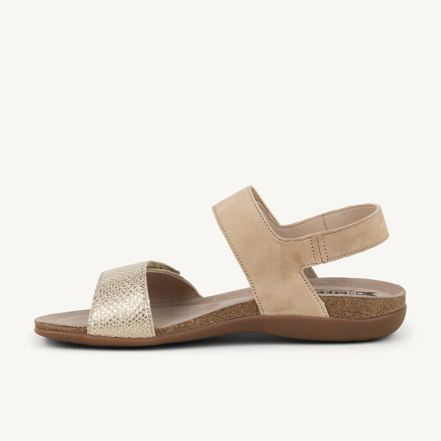 Sandales Femme MEPHISTO AGAVE Or/Bronze