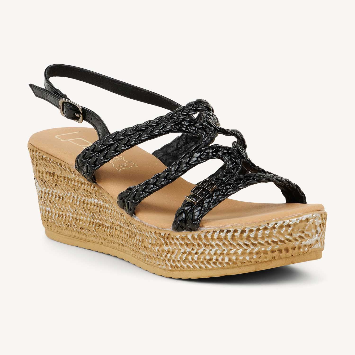 Sandales Femme LES PETITES BOMBES NIZA Noir