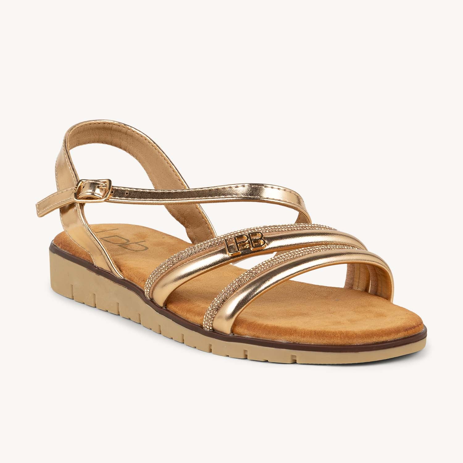 Sandales Femme LES PETITES BOMBES NORANE Or/Bronze