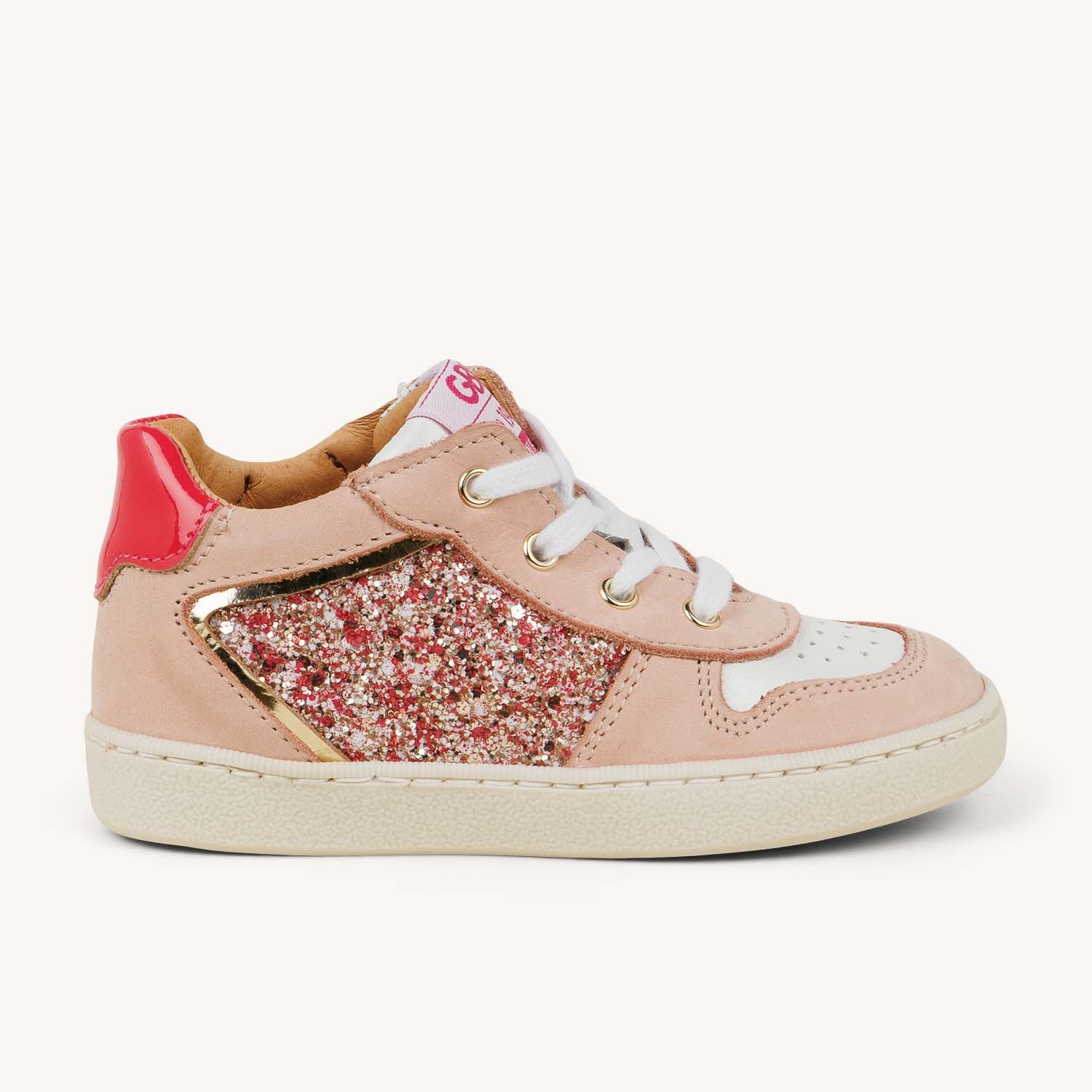 Baskets Enfant GBB OSMAN Rose