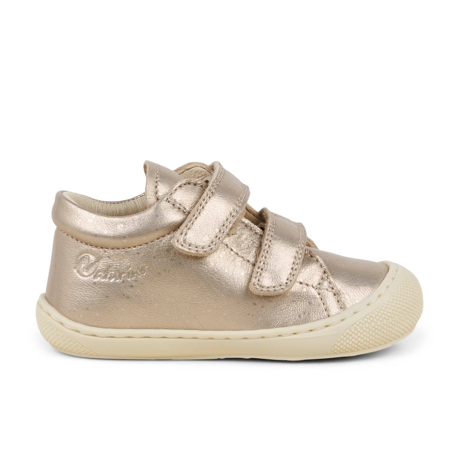 Chaussures montantes Enfant NATURINO COCOON VELCRO Or/Bronze