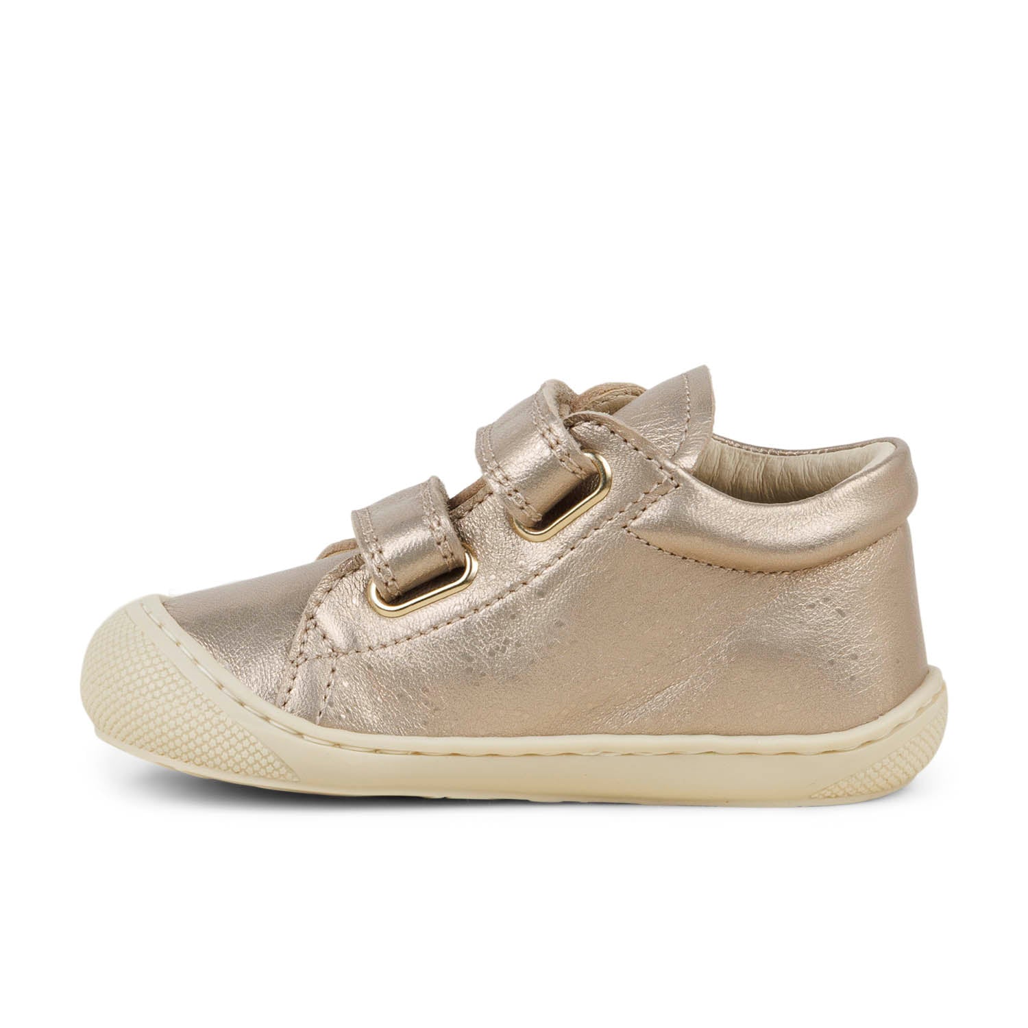 Chaussures montantes Enfant NATURINO COCOON VELCRO Or/Bronze