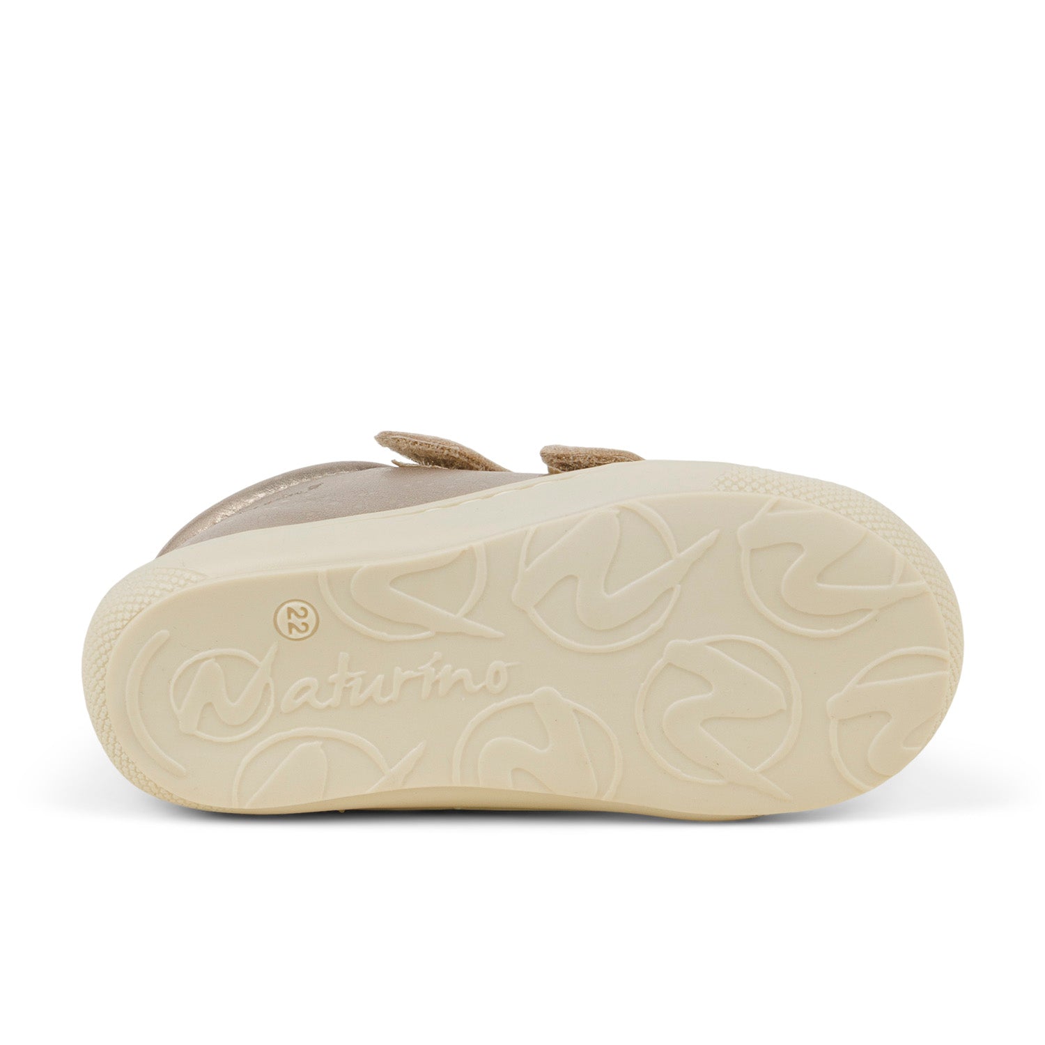 Chaussures montantes Enfant NATURINO COCOON VELCRO Or/Bronze