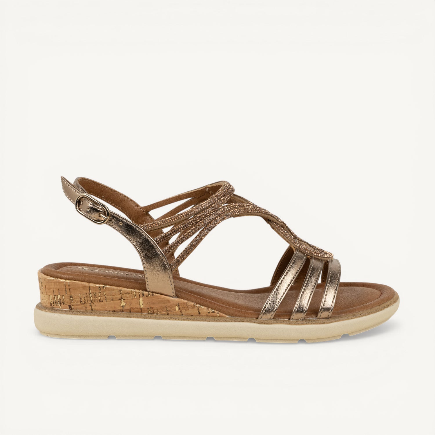 Sandales Femme TAMARIS 28714 - TABEACH Or/Bronze