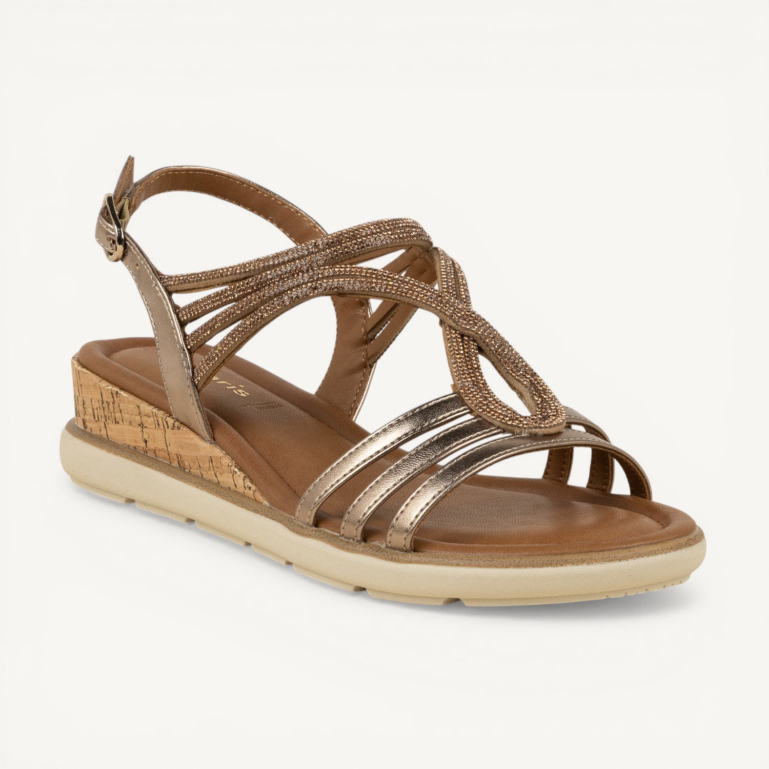 Sandales Femme TAMARIS 28714 - TABEACH Or/Bronze