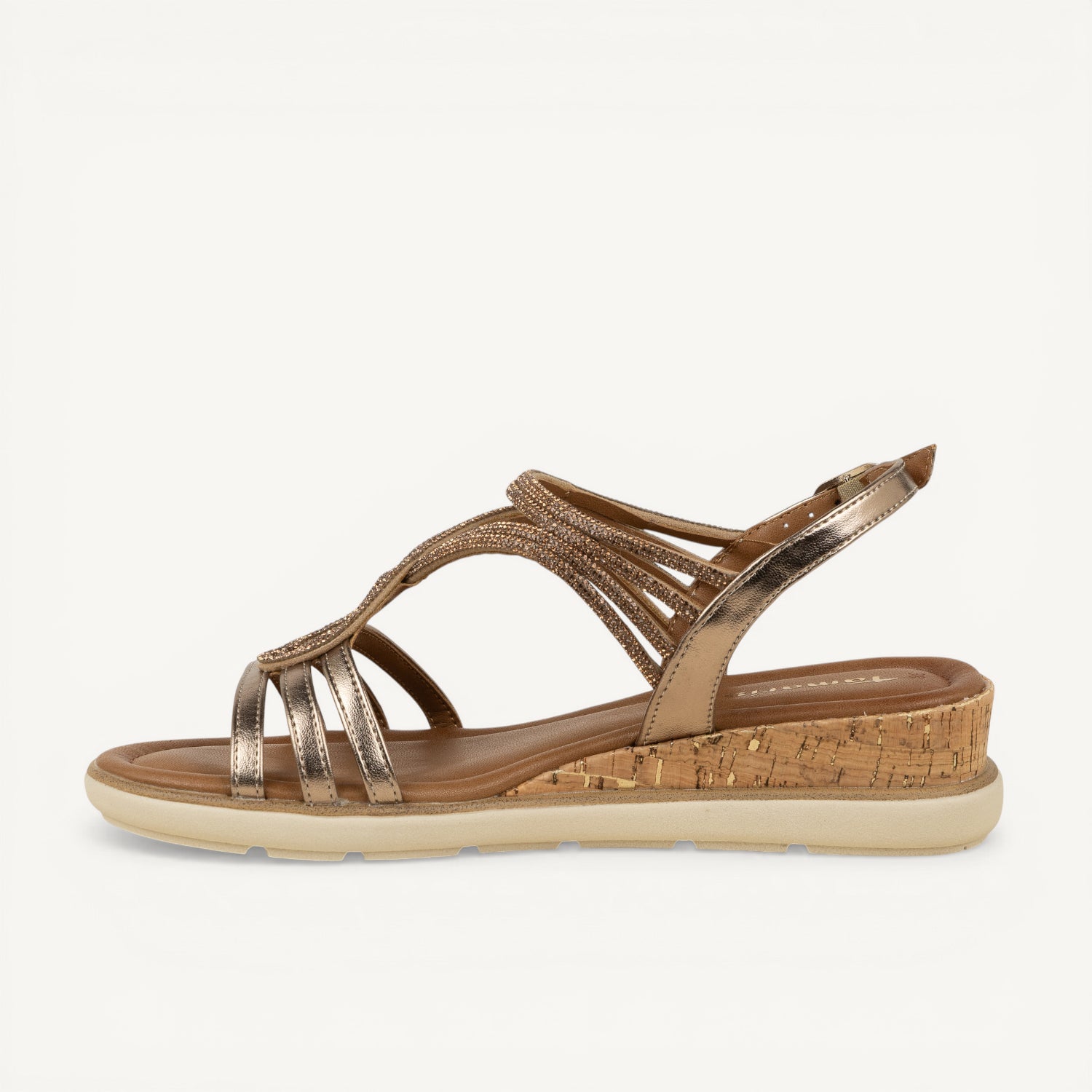 Sandales Femme TAMARIS 28714 - TABEACH Or/Bronze