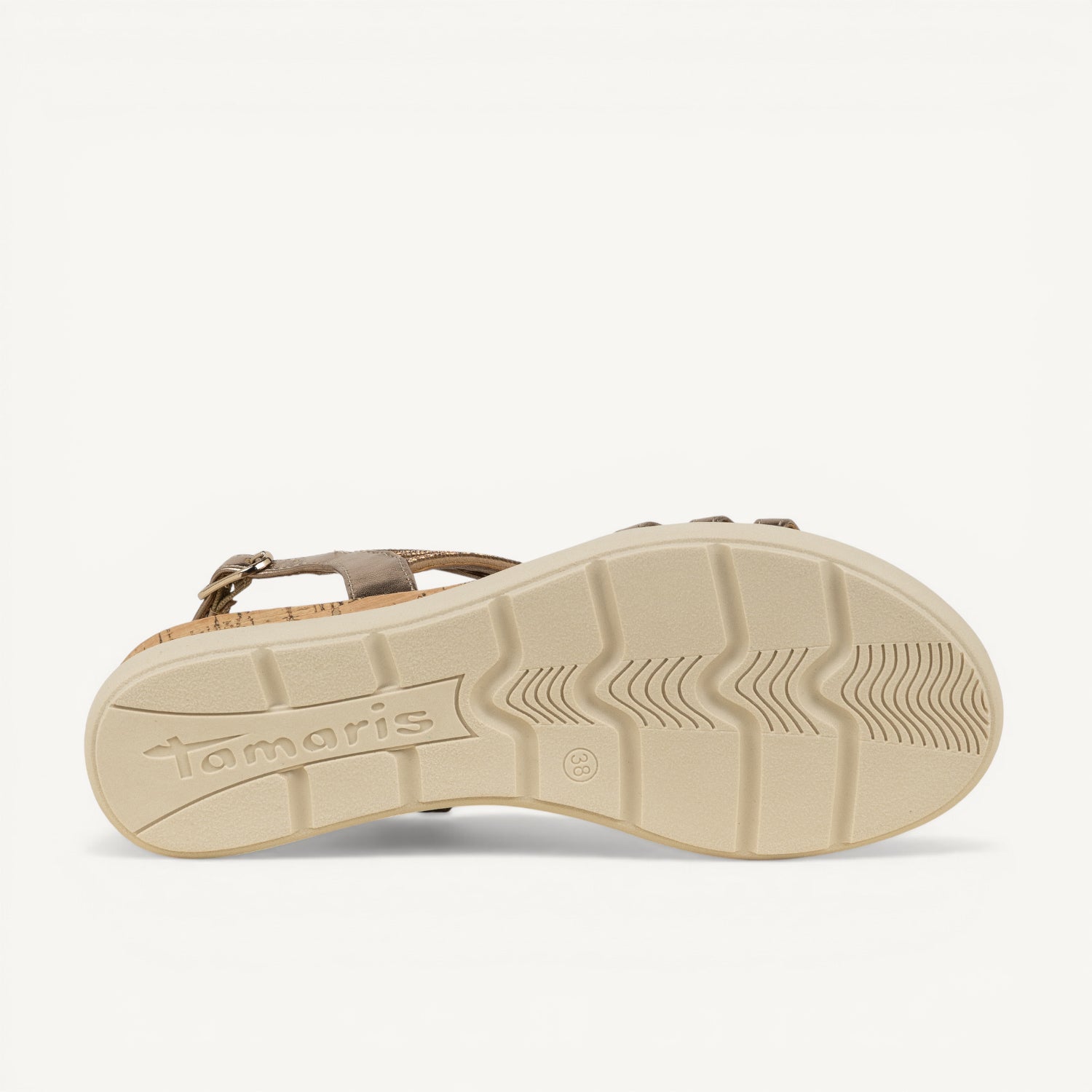 Sandales Femme TAMARIS 28714 - TABEACH Or/Bronze
