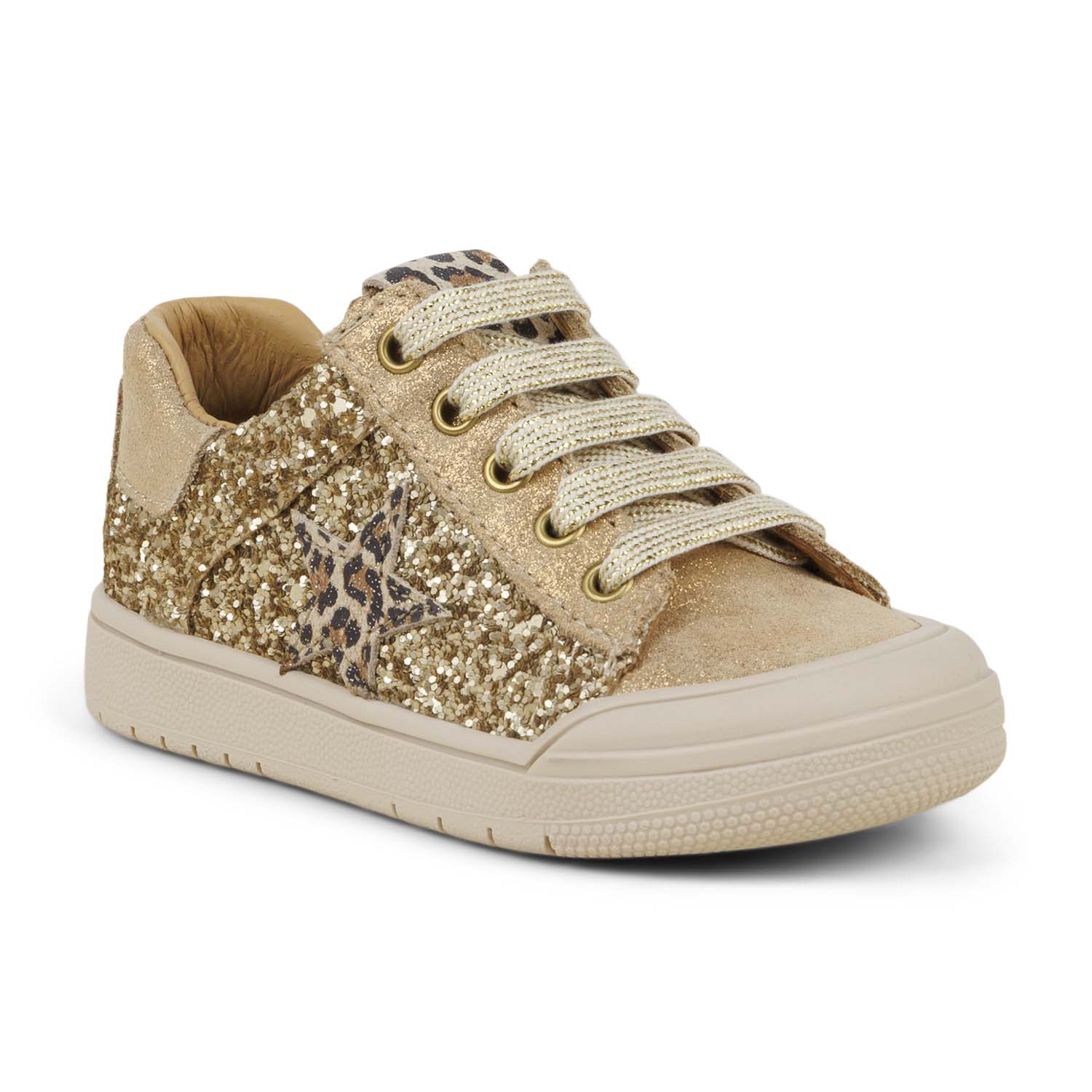 Baskets Enfant BOPY RELAXA Or/Bronze