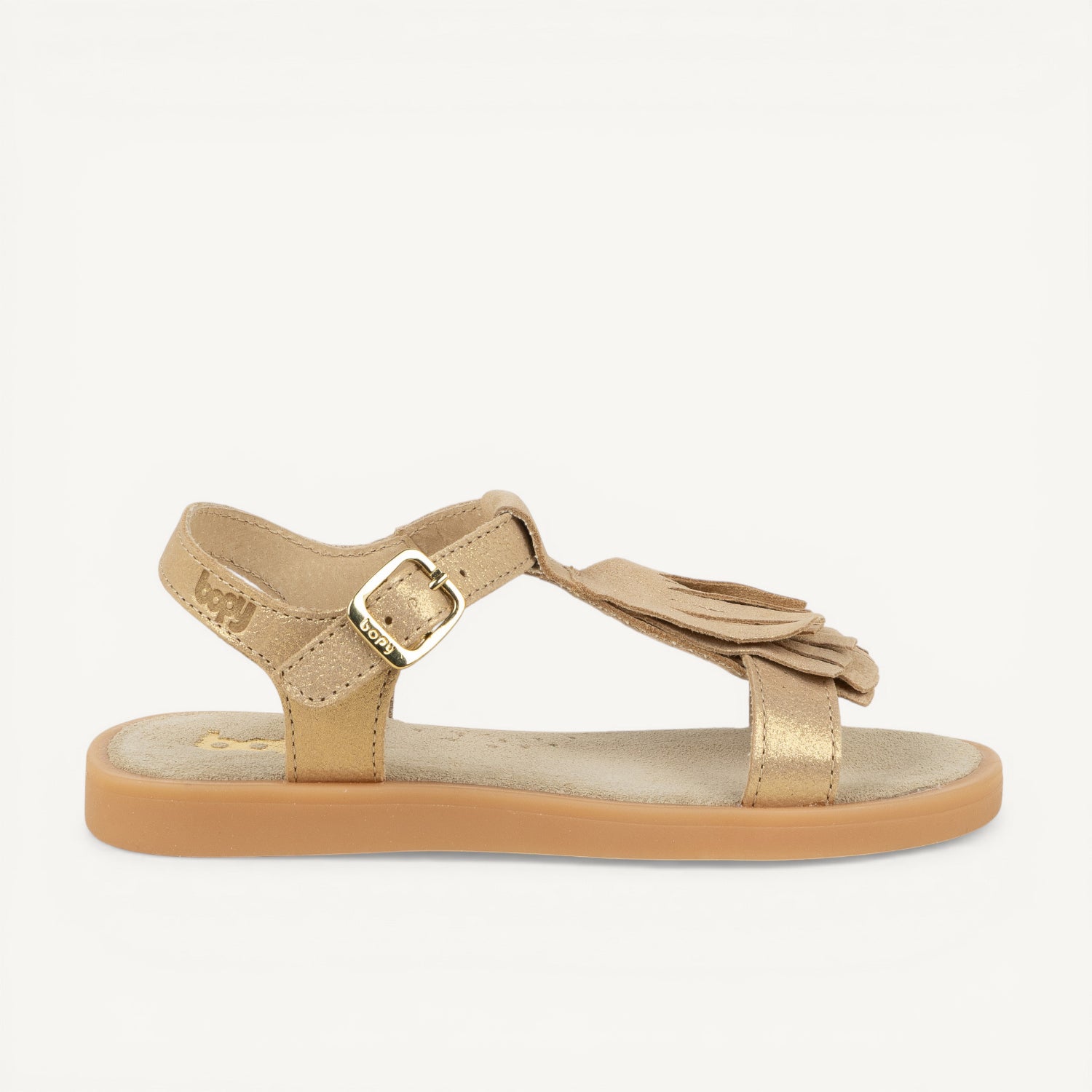Sandales Enfant BOPY ETAMINE Or/Bronze
