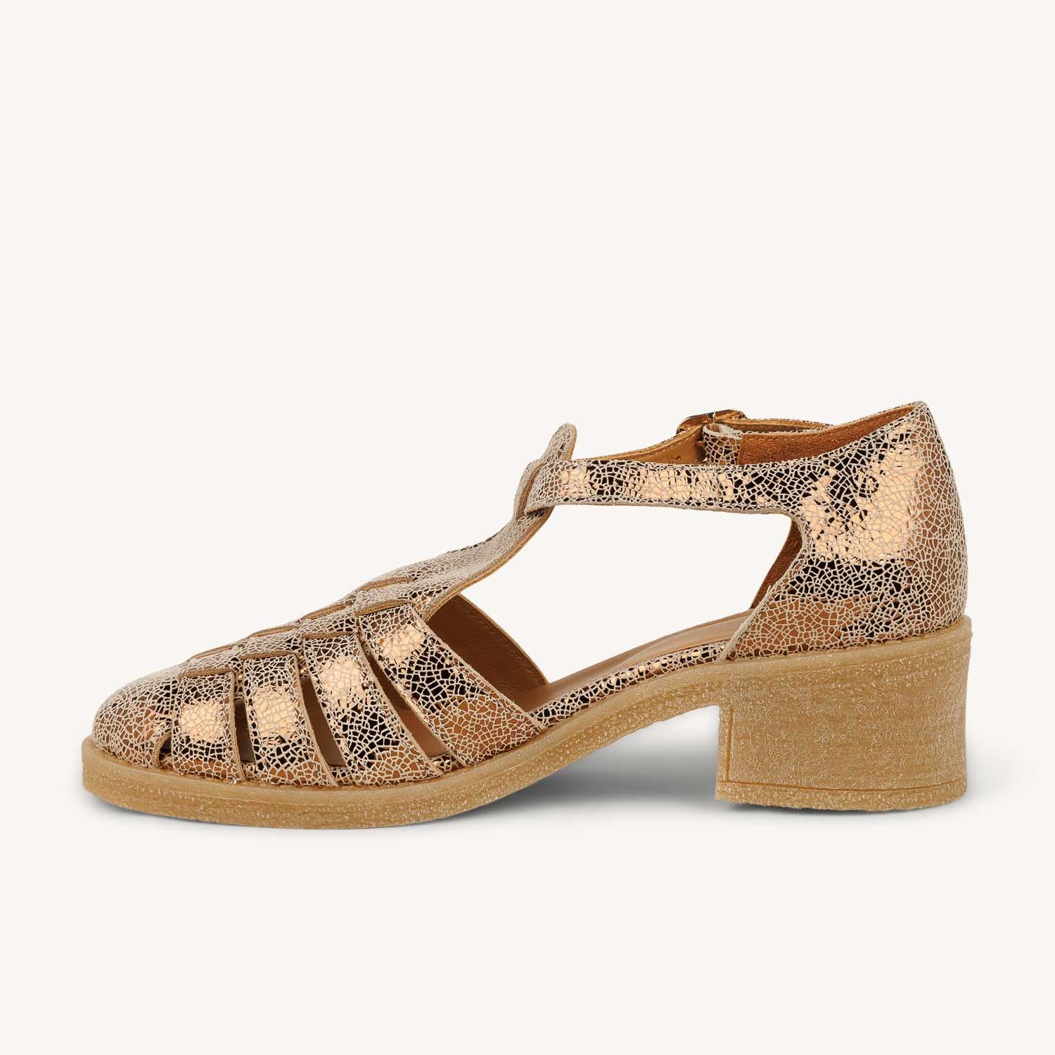 Sandales Femme ALIWELL DOLORES Or/Bronze